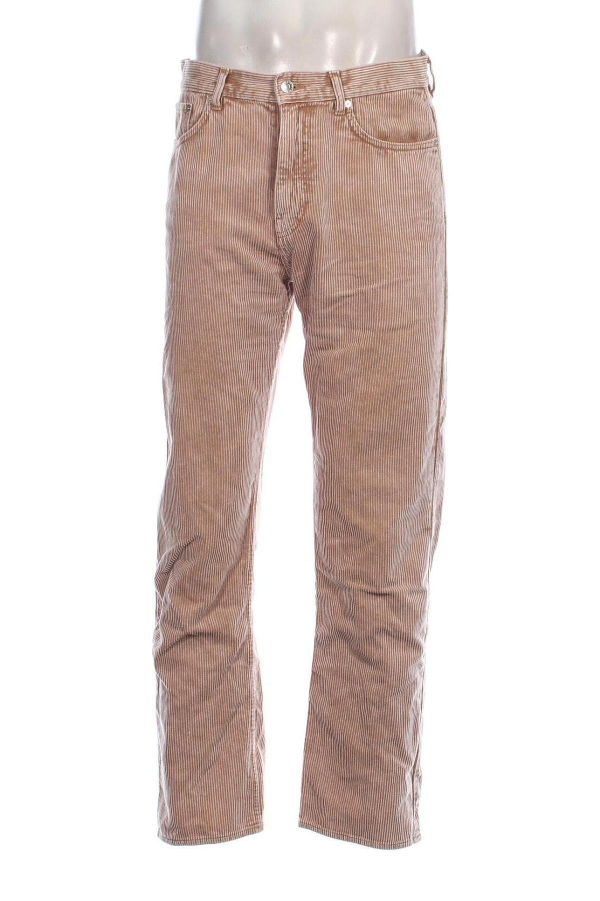 Herren Cordhose Weekday, Größe S, Farbe Beige, Preis 8,99 €