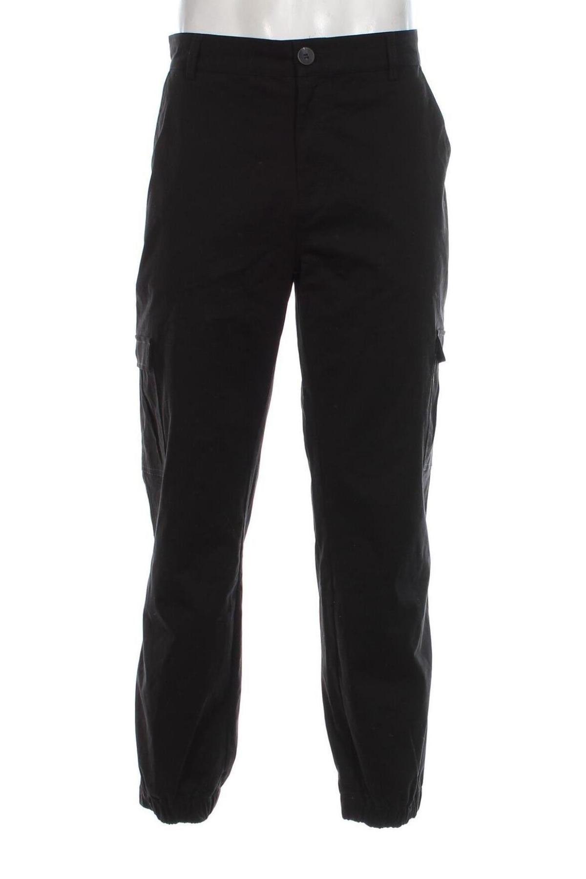 Pantaloni de bărbați Dan Fox X About You, Mărime XL, Culoare Negru, Preț 153,99 Lei