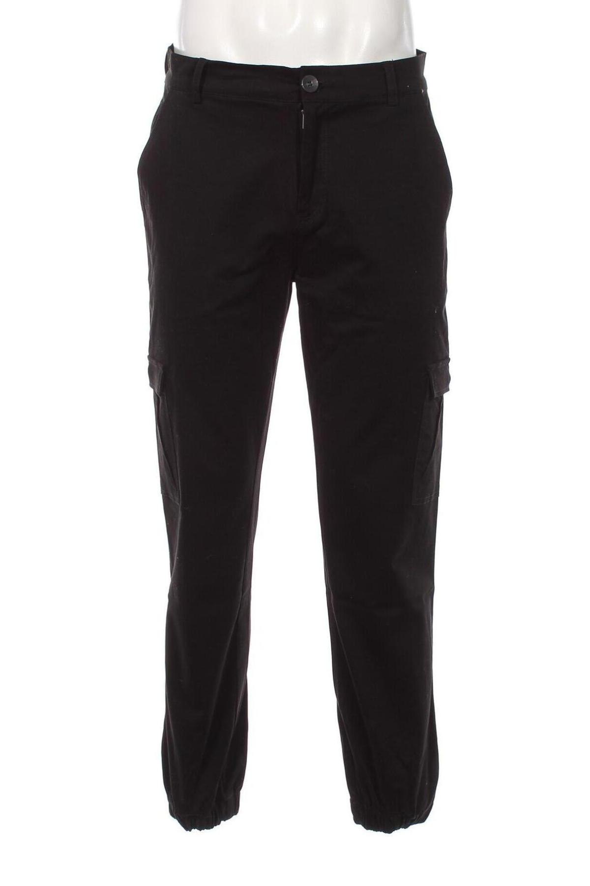 Pantaloni de bărbați Dan Fox X About You, Mărime M, Culoare Negru, Preț 107,49 Lei