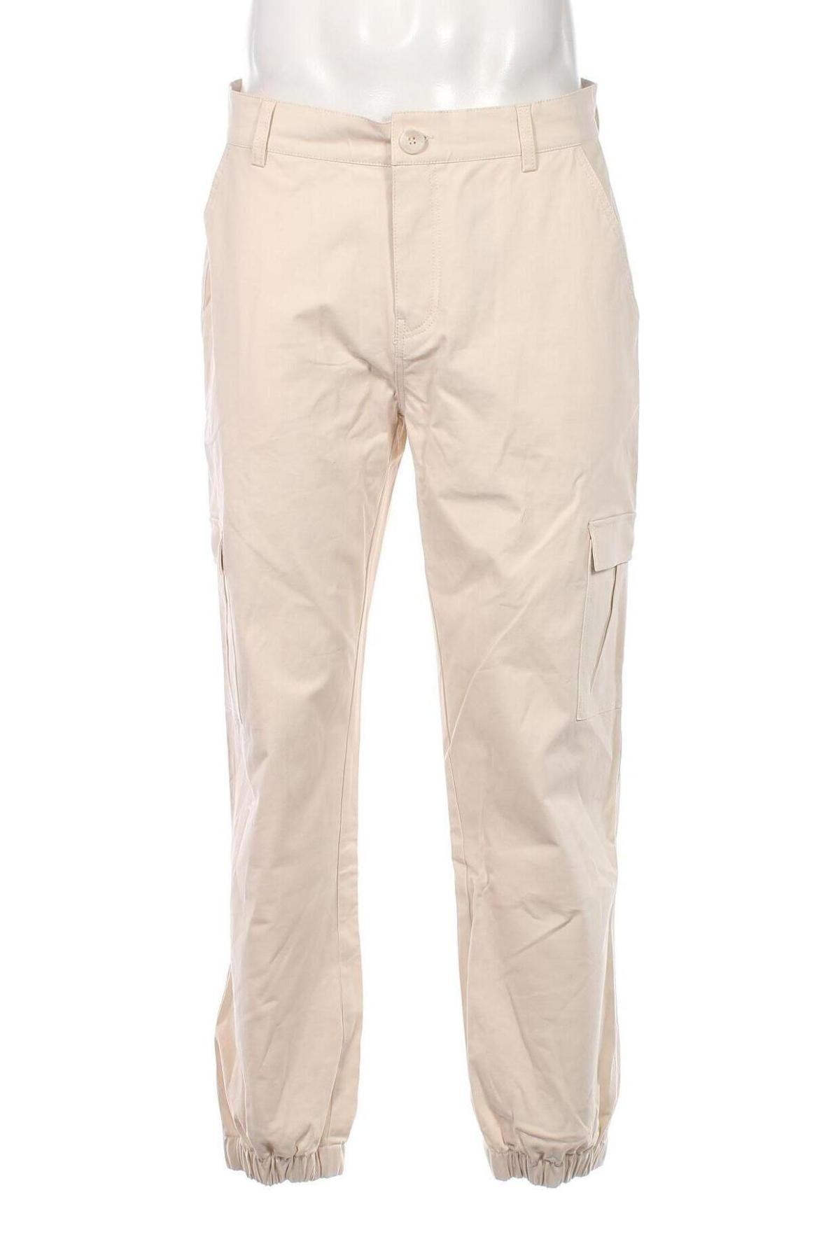 Herrenhose Dan Fox X About You, Größe L, Farbe Beige, Preis € 12,49