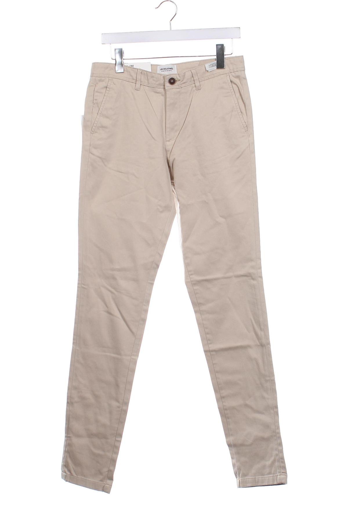 Herrenhose Jack & Jones, Größe S, Farbe Beige, Preis € 15,99