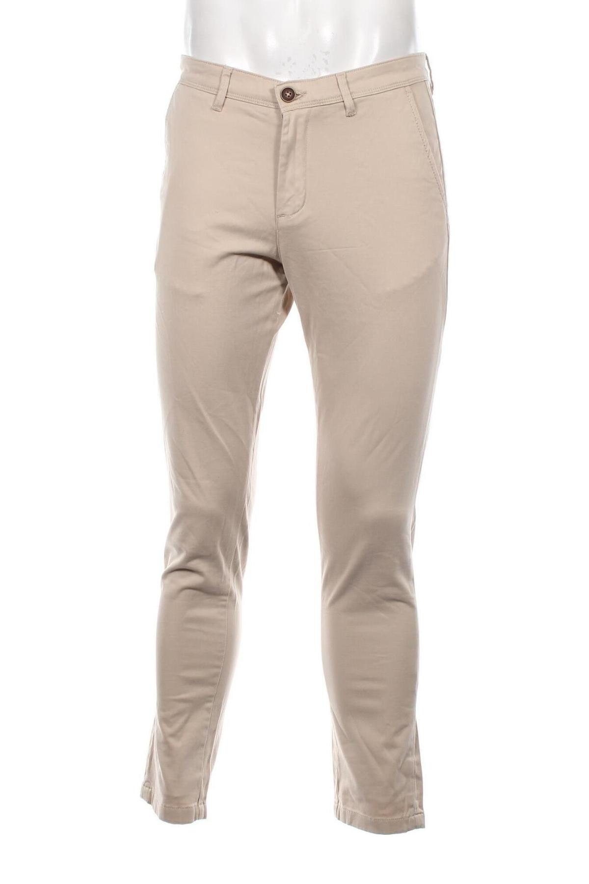 Herrenhose Jack & Jones, Größe M, Farbe Beige, Preis € 15,99