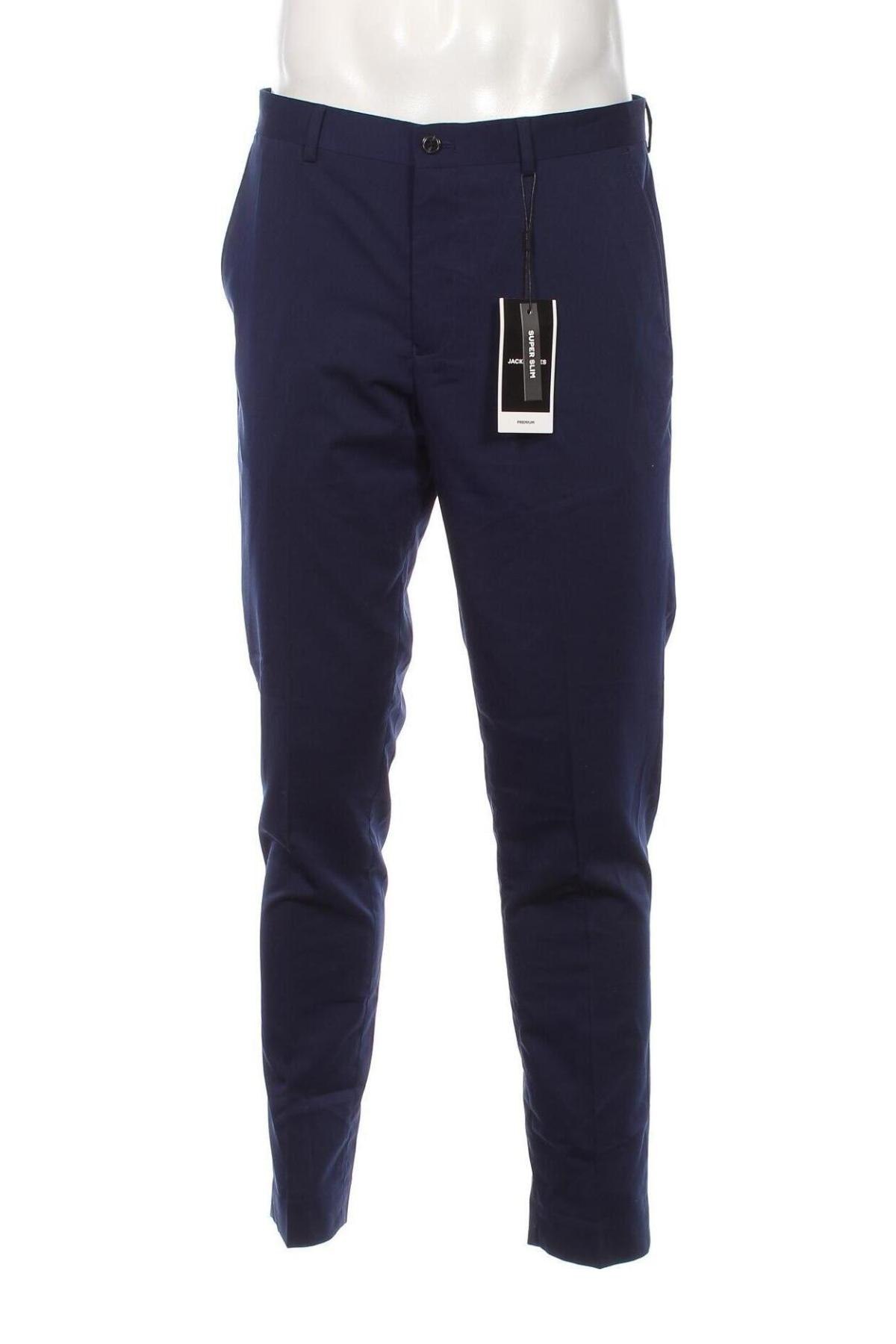 Pantaloni de bărbați Jack & Jones, Mărime L, Culoare Albastru, Preț 97,99 Lei