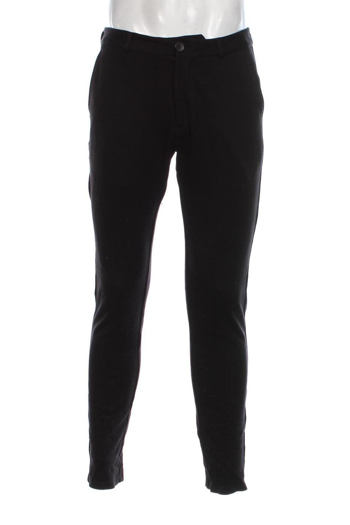 Pantaloni de bărbați Jack & Jones, Mărime M, Culoare Negru, Preț 32,99 Lei