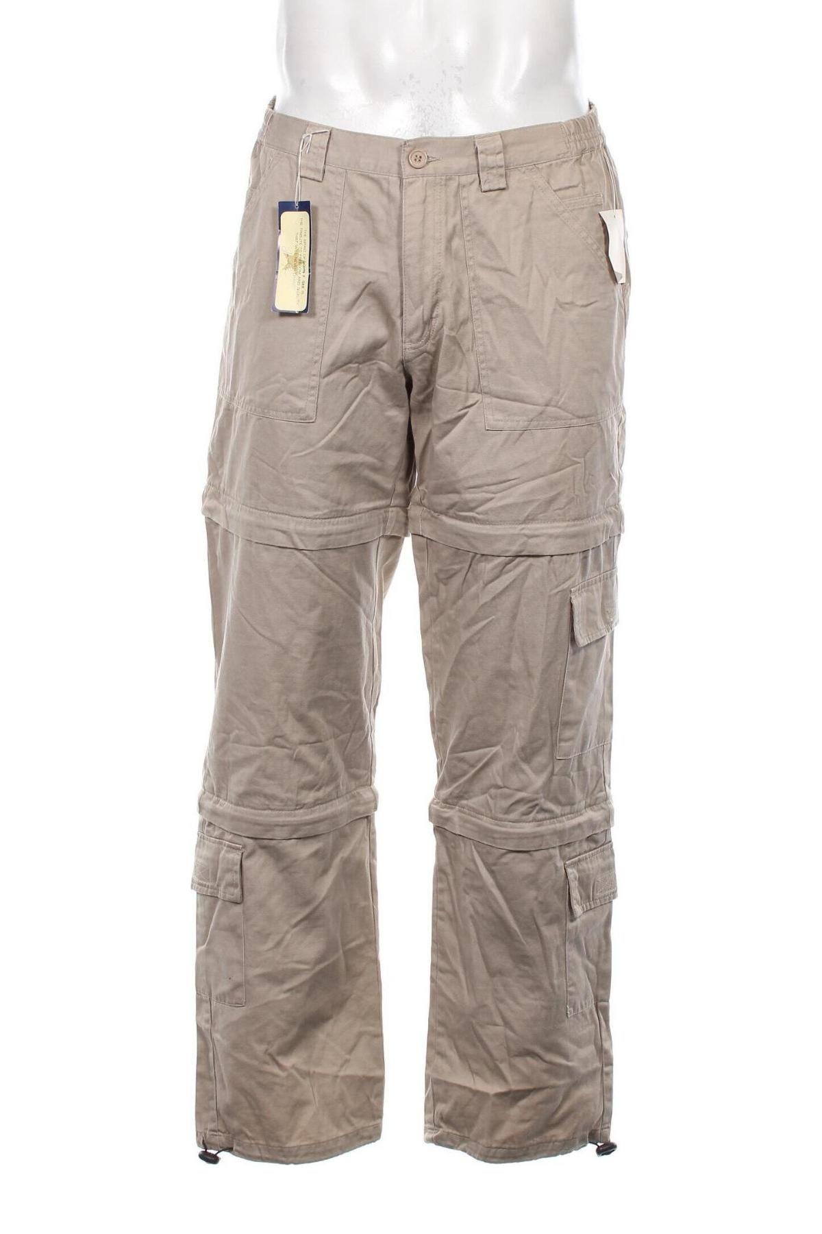 Herrenhose John F. Gee, Größe L, Farbe Beige, Preis 26,99 €