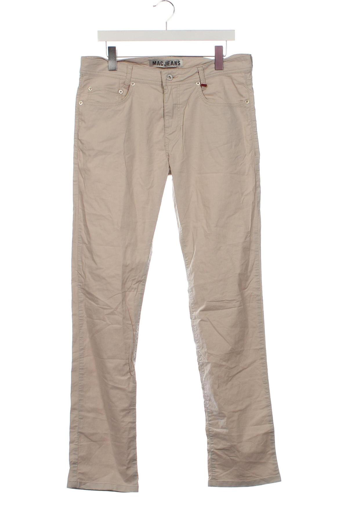 Herrenhose Mac, Größe L, Farbe Beige, Preis € 6,99