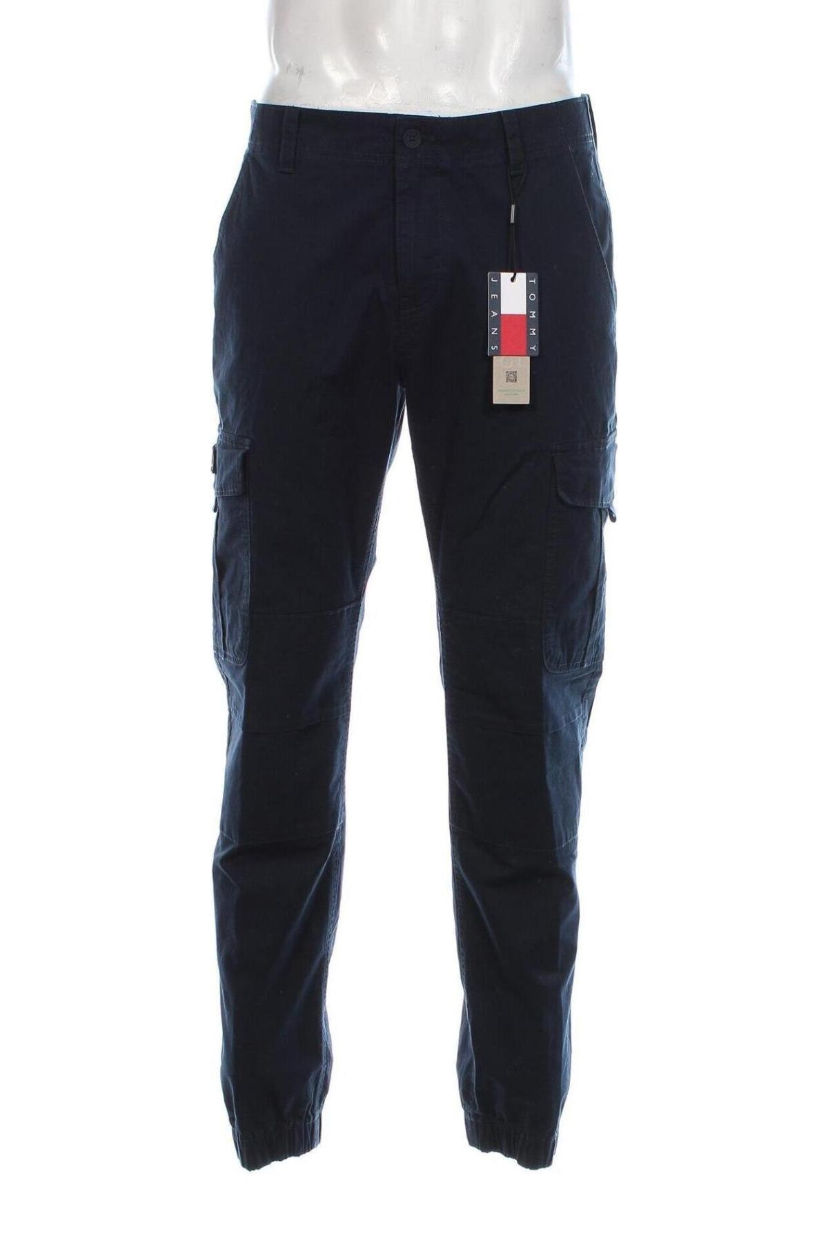 Pantaloni de bărbați Tommy Jeans, Mărime M, Culoare Albastru, Preț 254,99 Lei