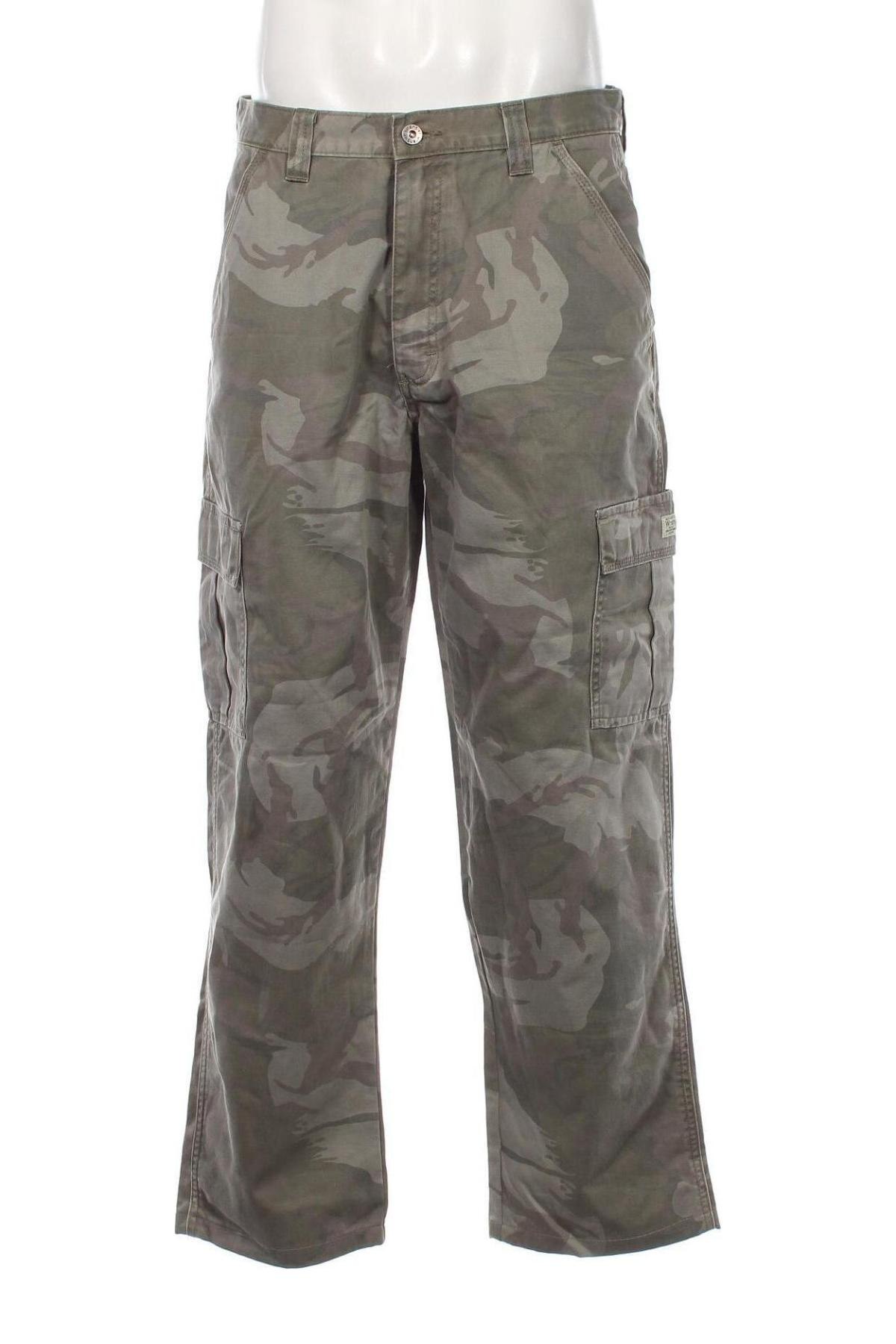 Pantaloni de bărbați Wrangler, Mărime M, Culoare Gri, Preț 125,99 Lei