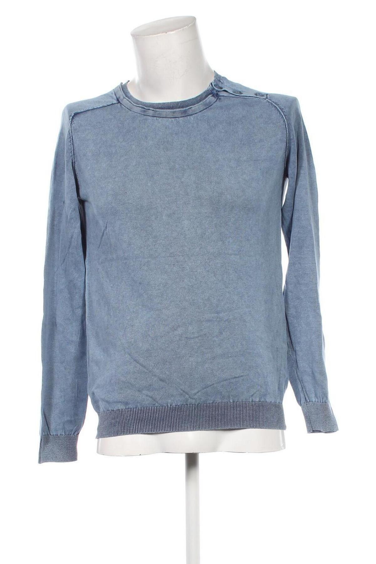 Herrenpullover, Größe M, Farbe Blau, Preis 10,29 €