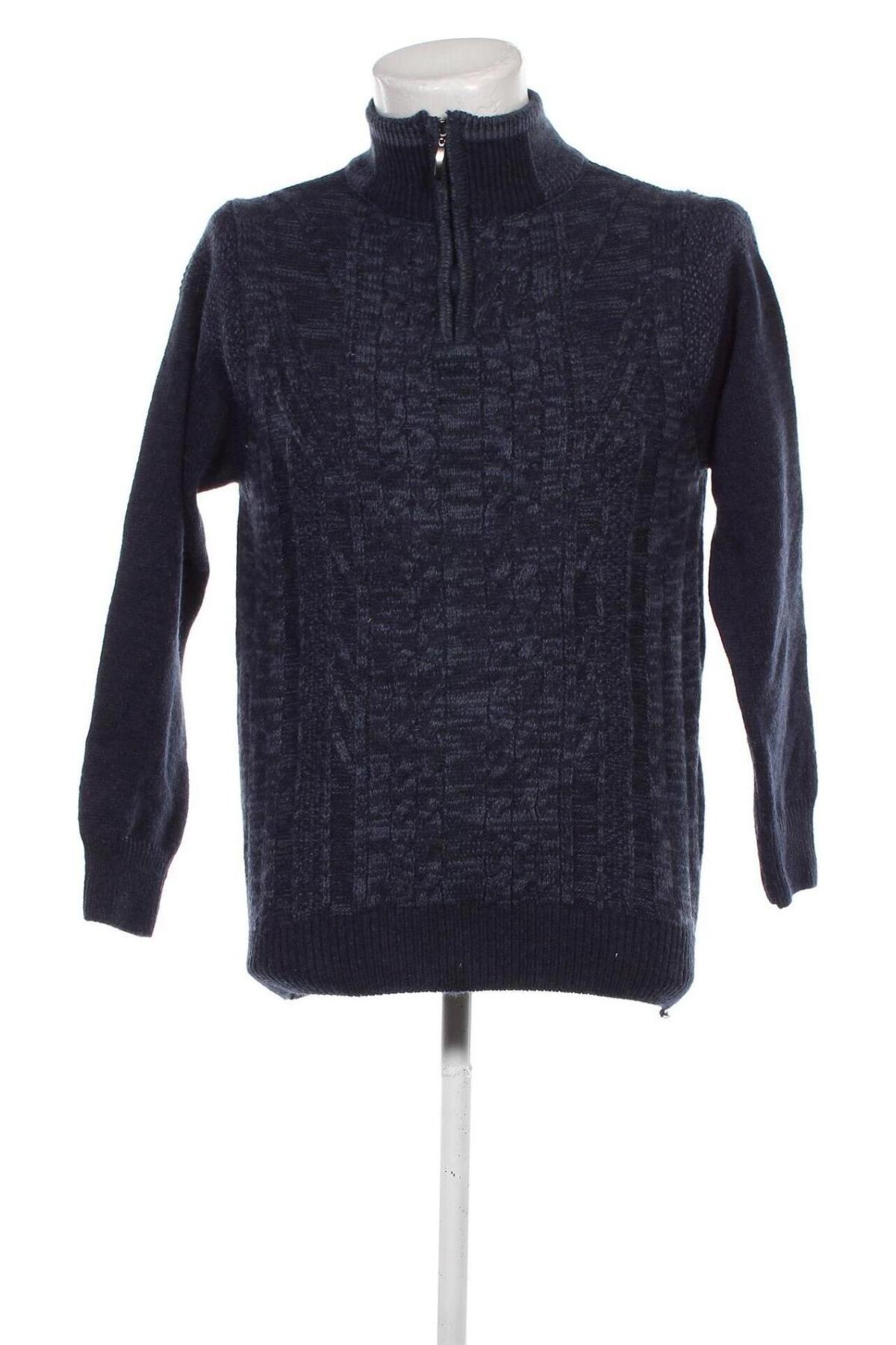 Herrenpullover, Größe M, Farbe Blau, Preis € 13,29