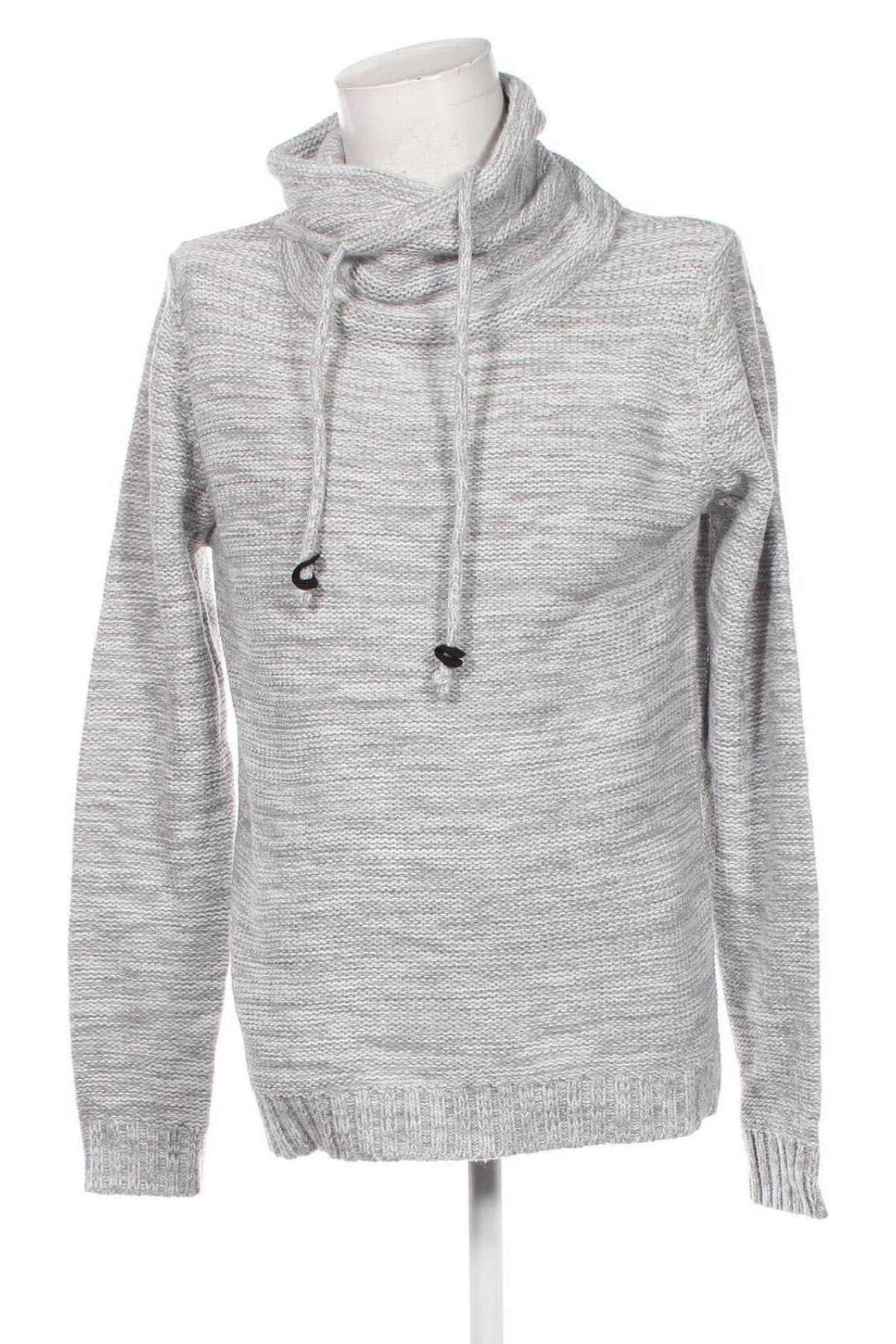 Herrenpullover Bershka, Größe XL, Farbe Grau, Preis 9,49 €