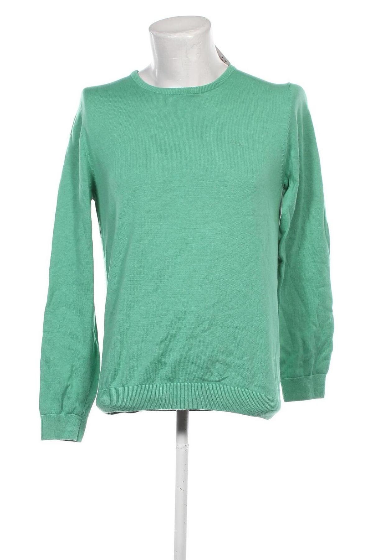 Herrenpullover S.Oliver, Größe M, Farbe Grün, Preis 10,99 €