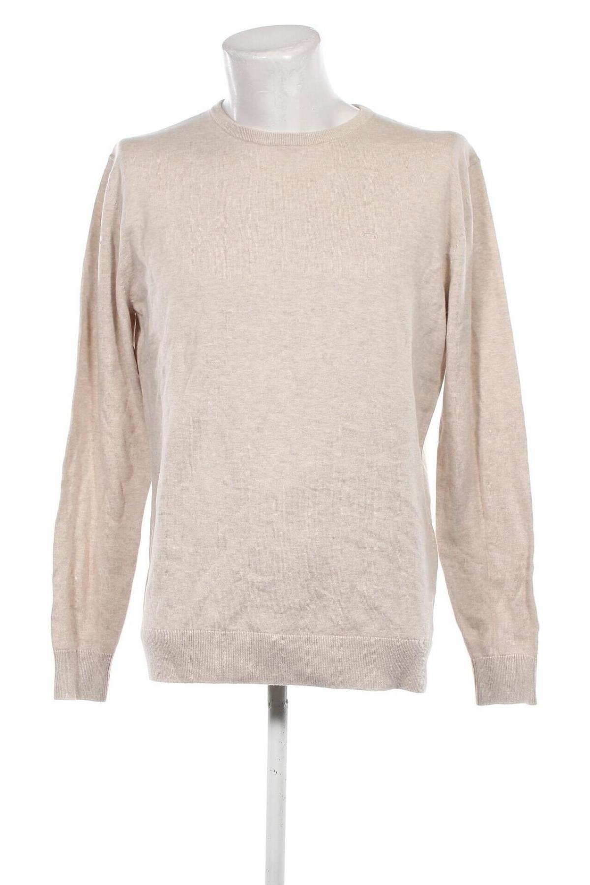 Herrenpullover Tom Tailor, Größe XL, Farbe Beige, Preis € 12,49