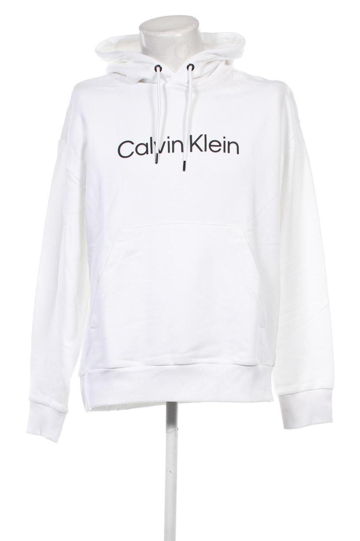 Herren Sweatshirt Calvin Klein, Größe L, Farbe Weiß, Preis 94,79 €