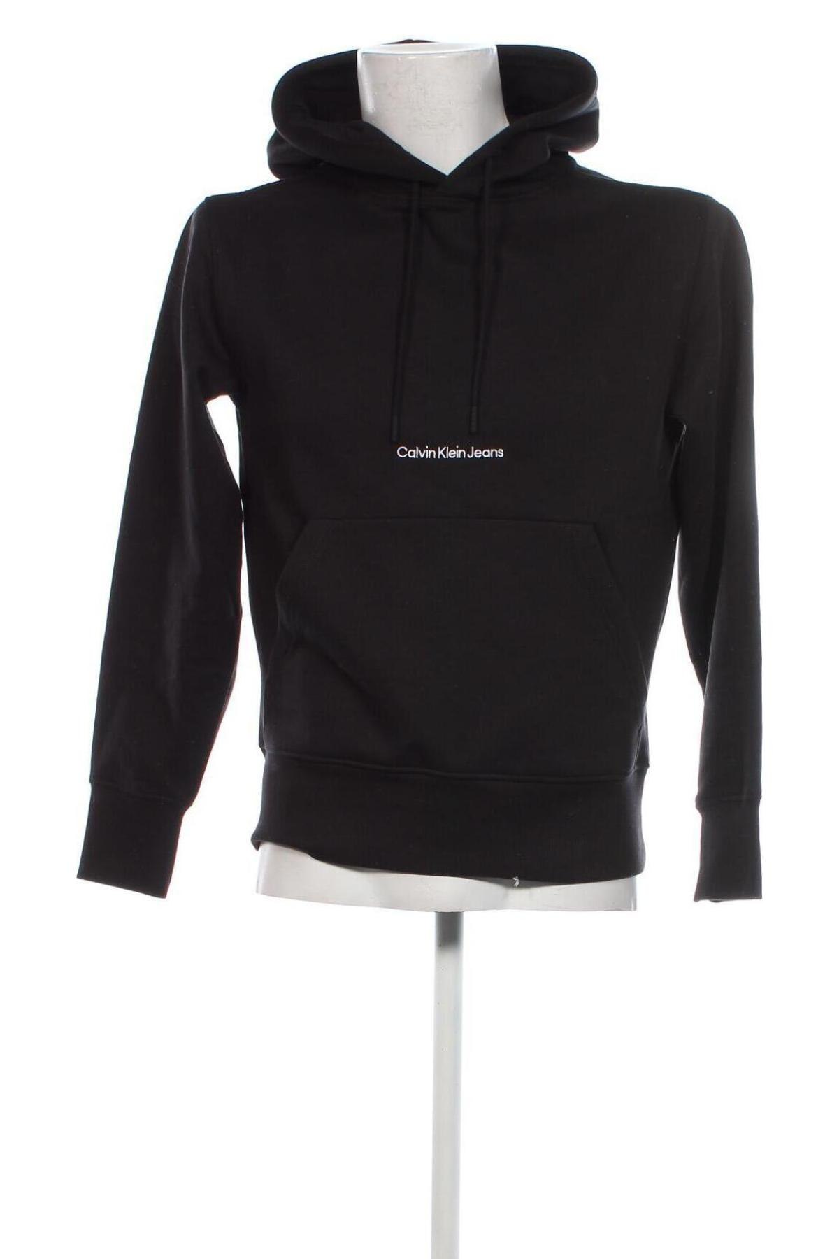 Herren Sweatshirt Calvin Klein Jeans, Größe S, Farbe Schwarz, Preis € 48,79