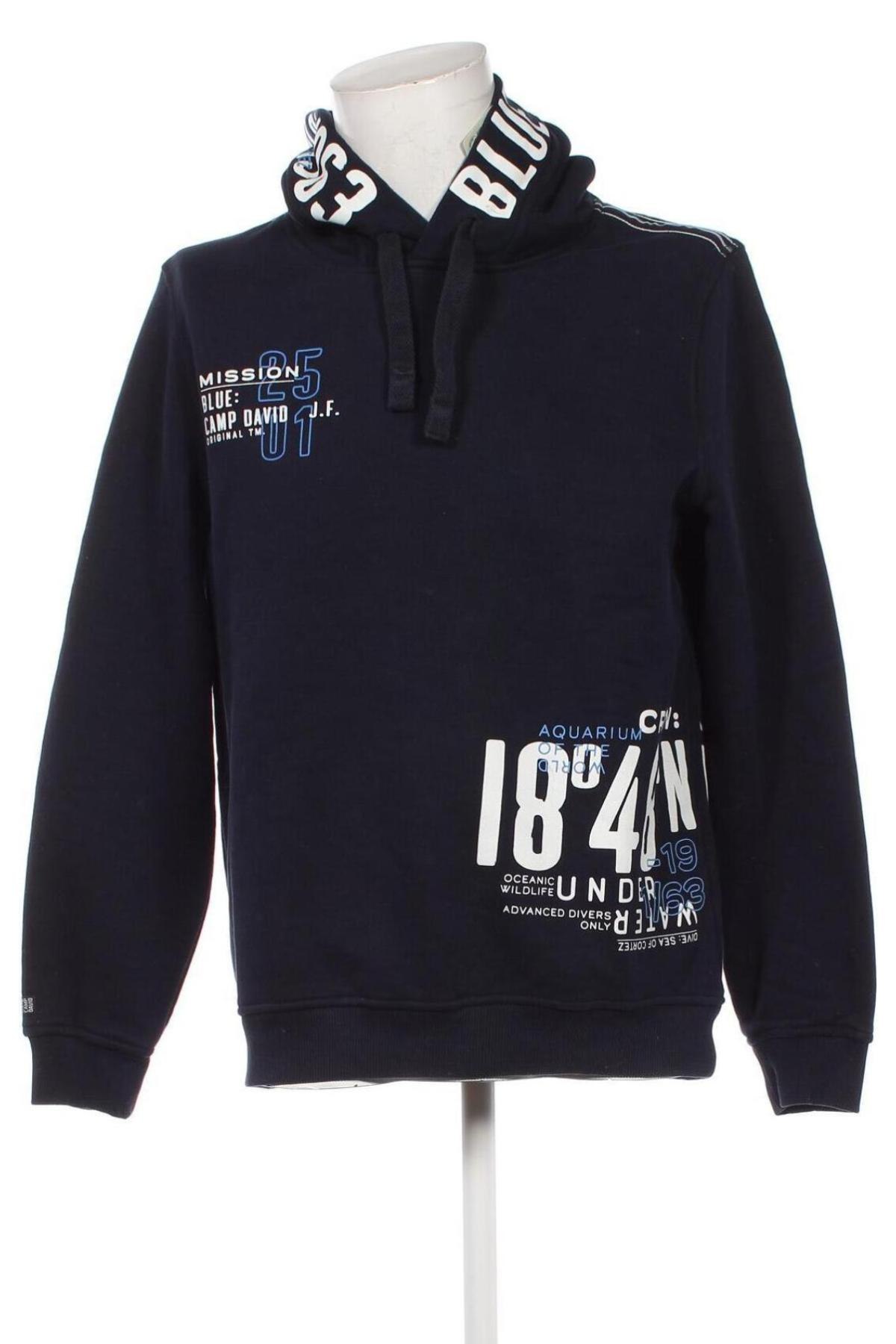 Férfi sweatshirt Camp David, Méret XL, Szín Kék, Ár 19 699 Ft