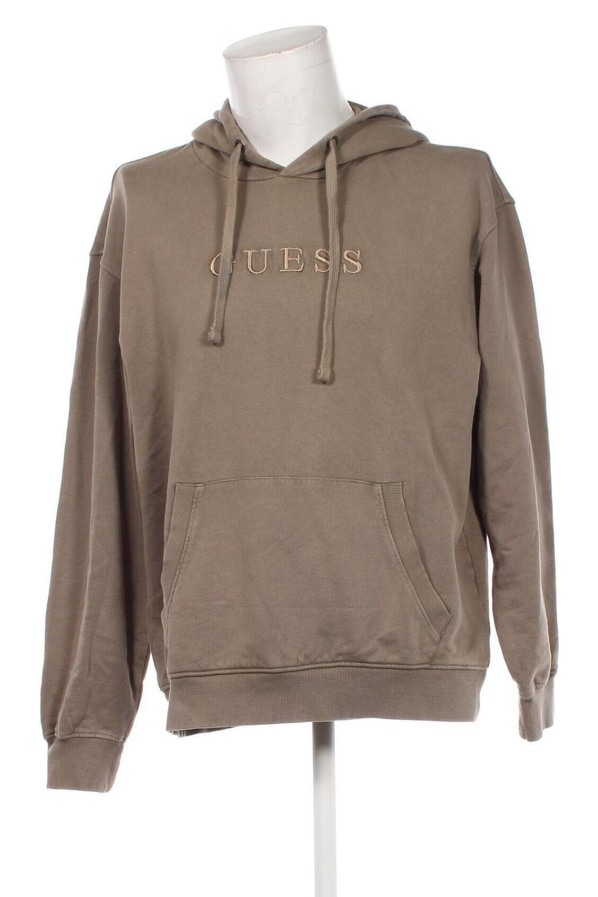 Férfi sweatshirt Guess, Méret M, Szín Barna, Ár 19 799 Ft