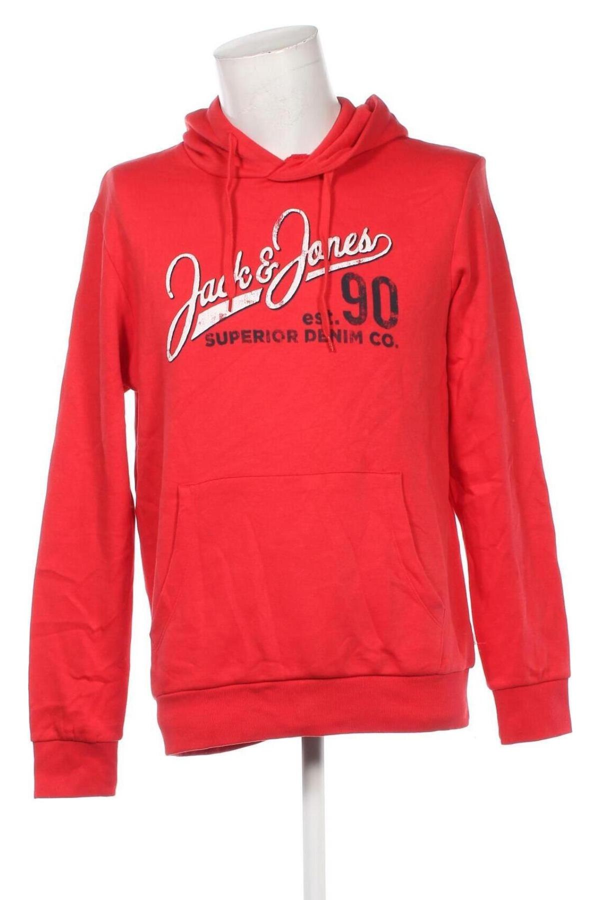 Herren Sweatshirt Jack & Jones, Größe XL, Farbe Rot, Preis 23,99 €