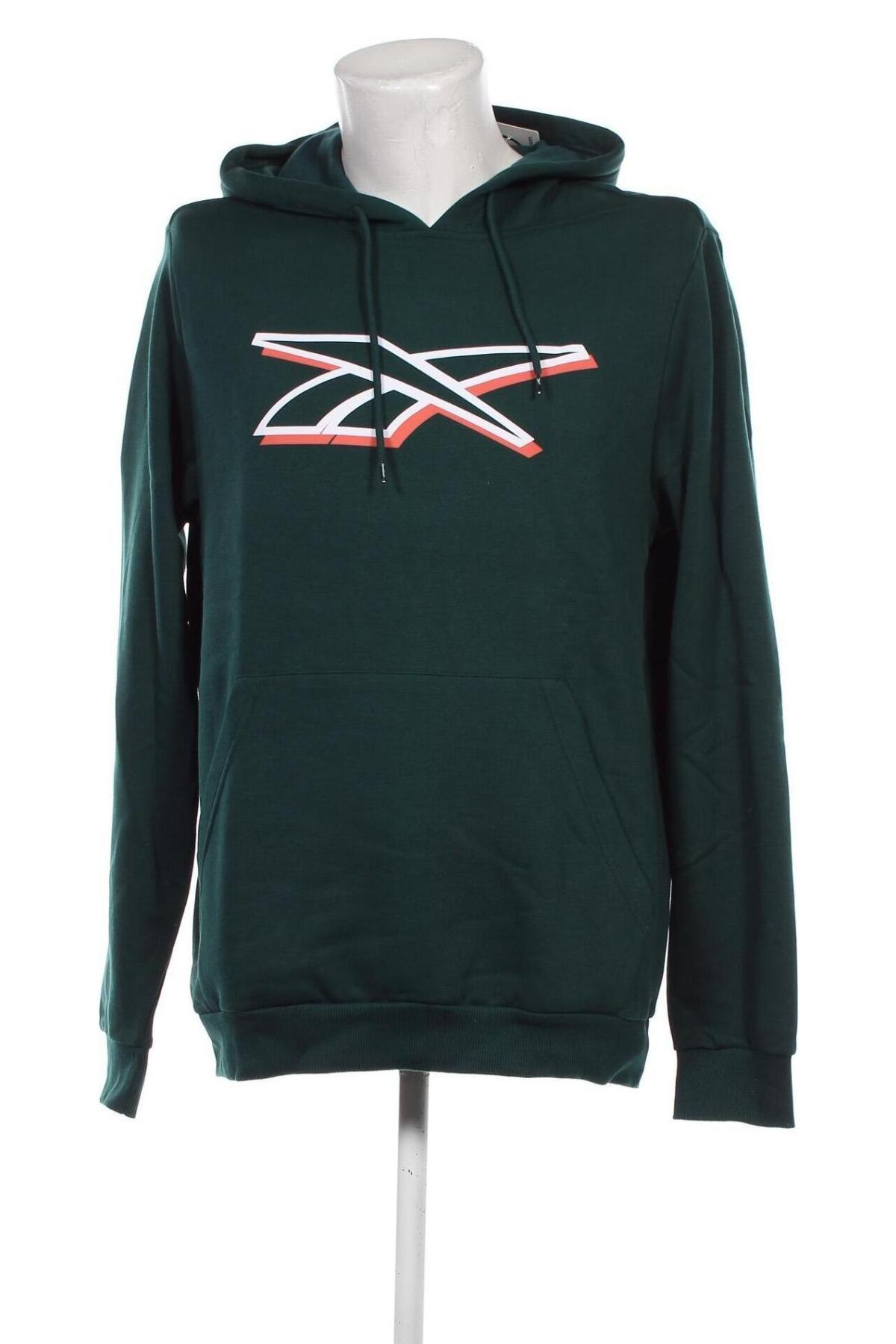 Férfi sweatshirt Reebok, Méret L, Szín Zöld, Ár 13 129 Ft