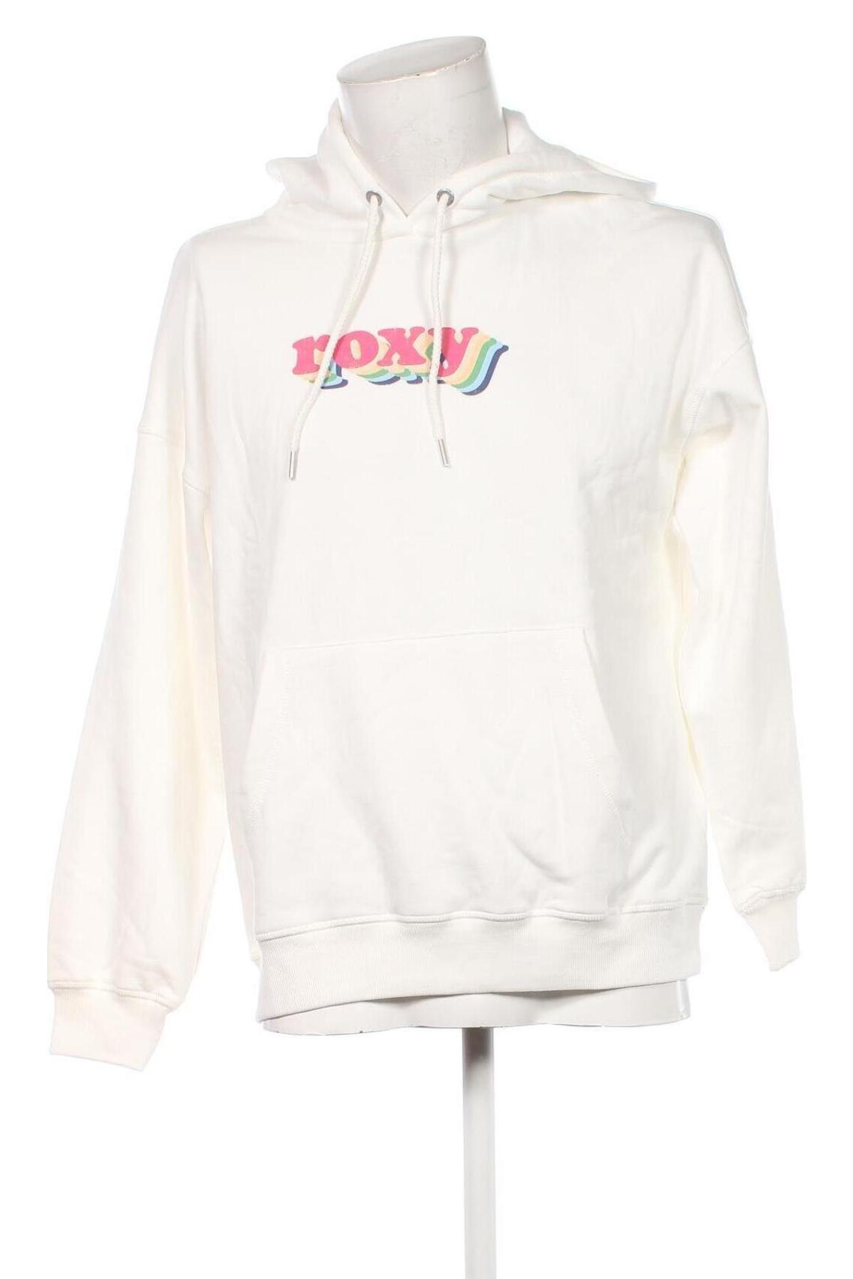 Herren Sweatshirt Roxy, Größe L, Farbe Weiß, Preis € 19,49