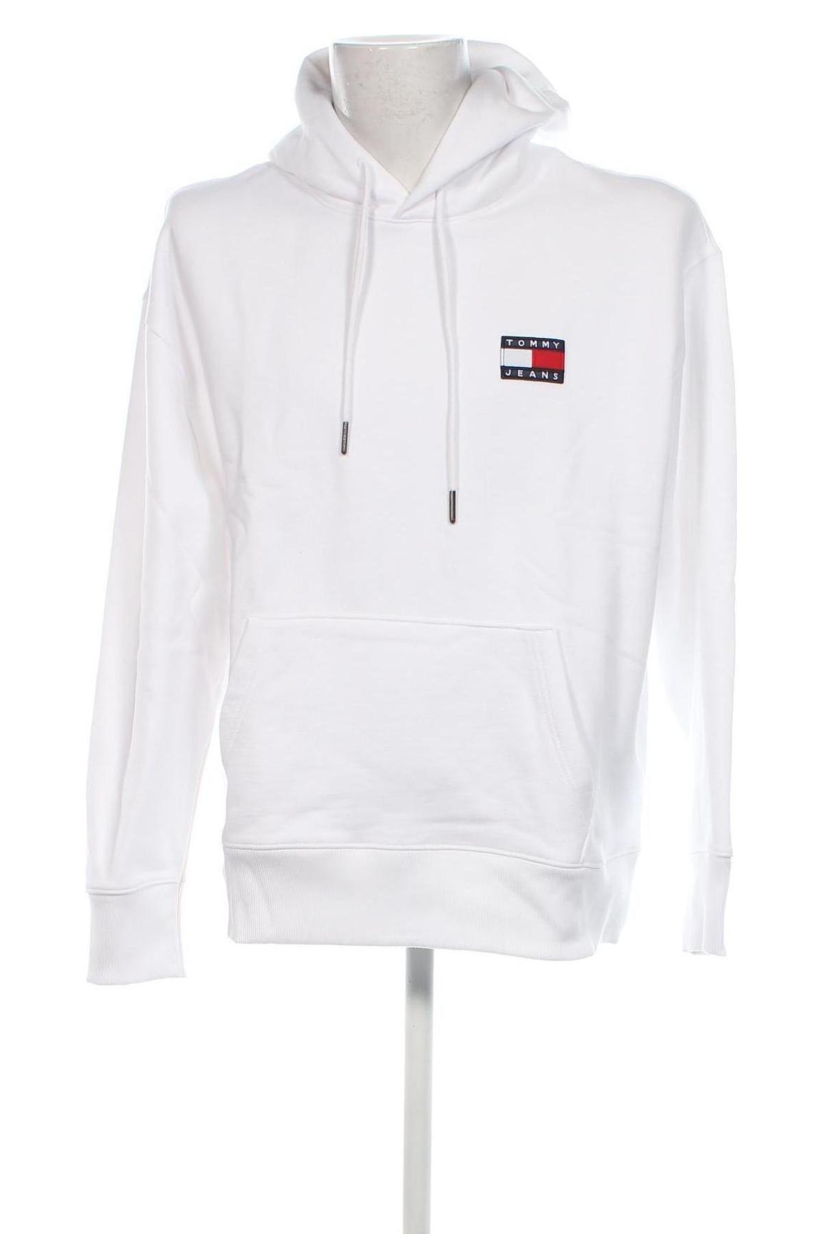 Herren Sweatshirt Tommy Jeans, Größe XL, Farbe Weiß, Preis 71,49 €