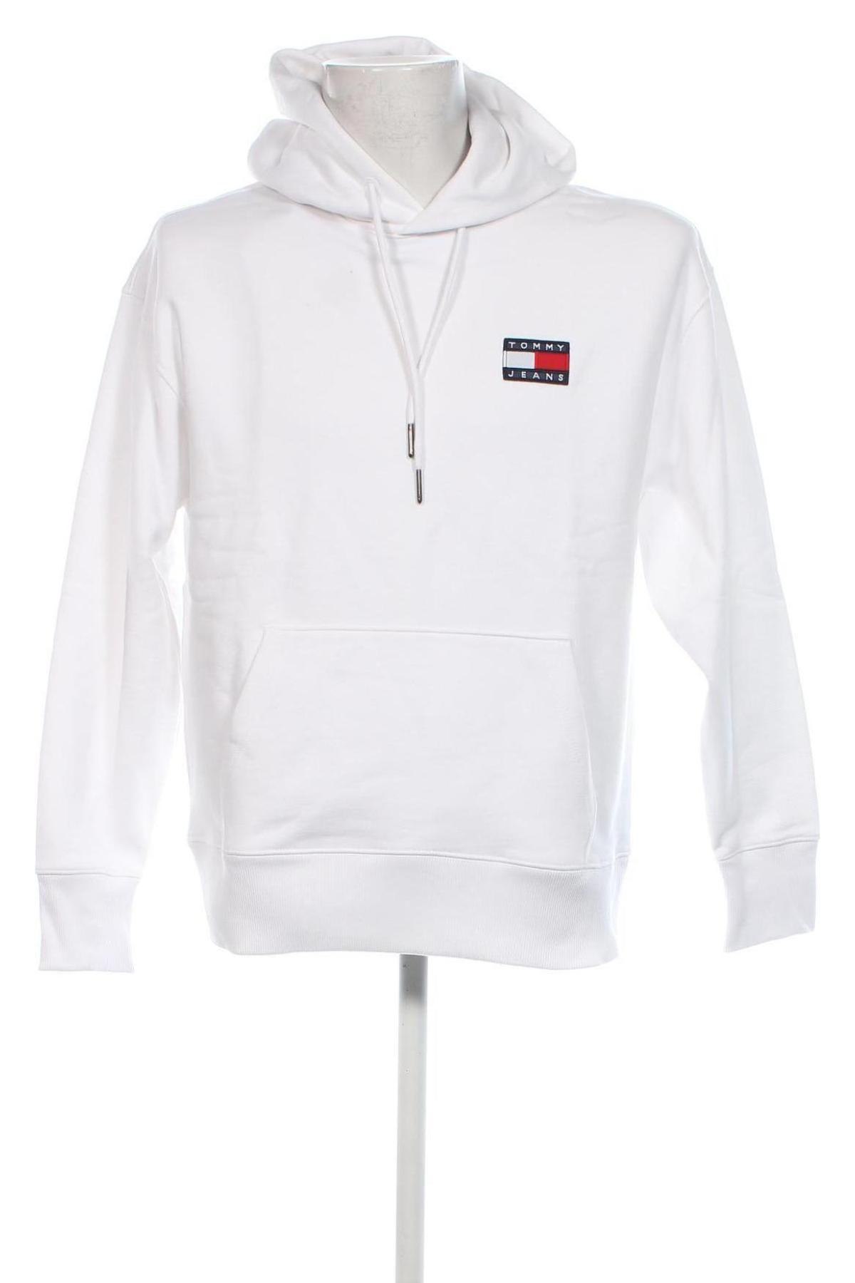 Herren Sweatshirt Tommy Jeans, Größe S, Farbe Weiß, Preis € 44,79