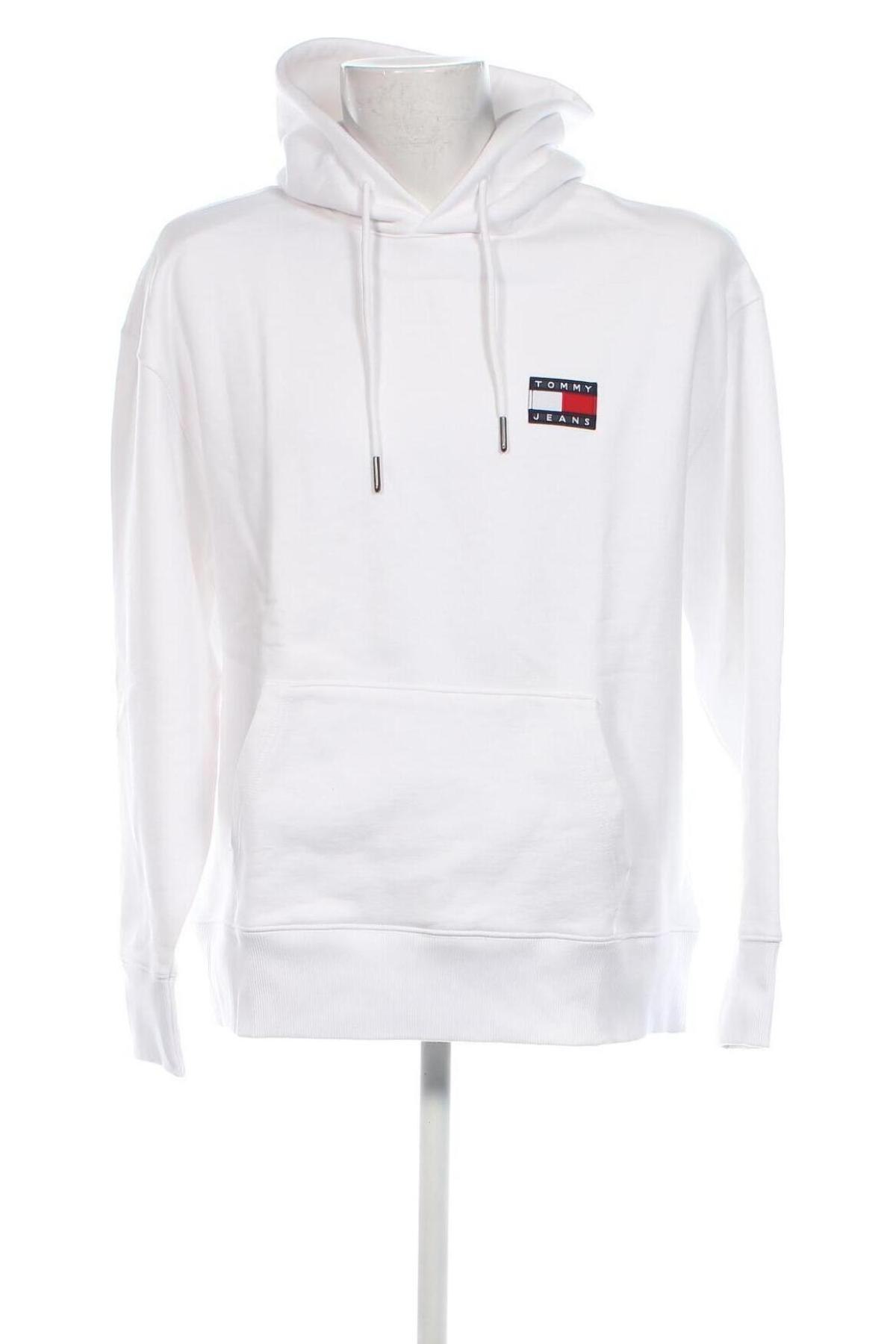 Herren Sweatshirt Tommy Jeans, Größe XL, Farbe Weiß, Preis € 44,79