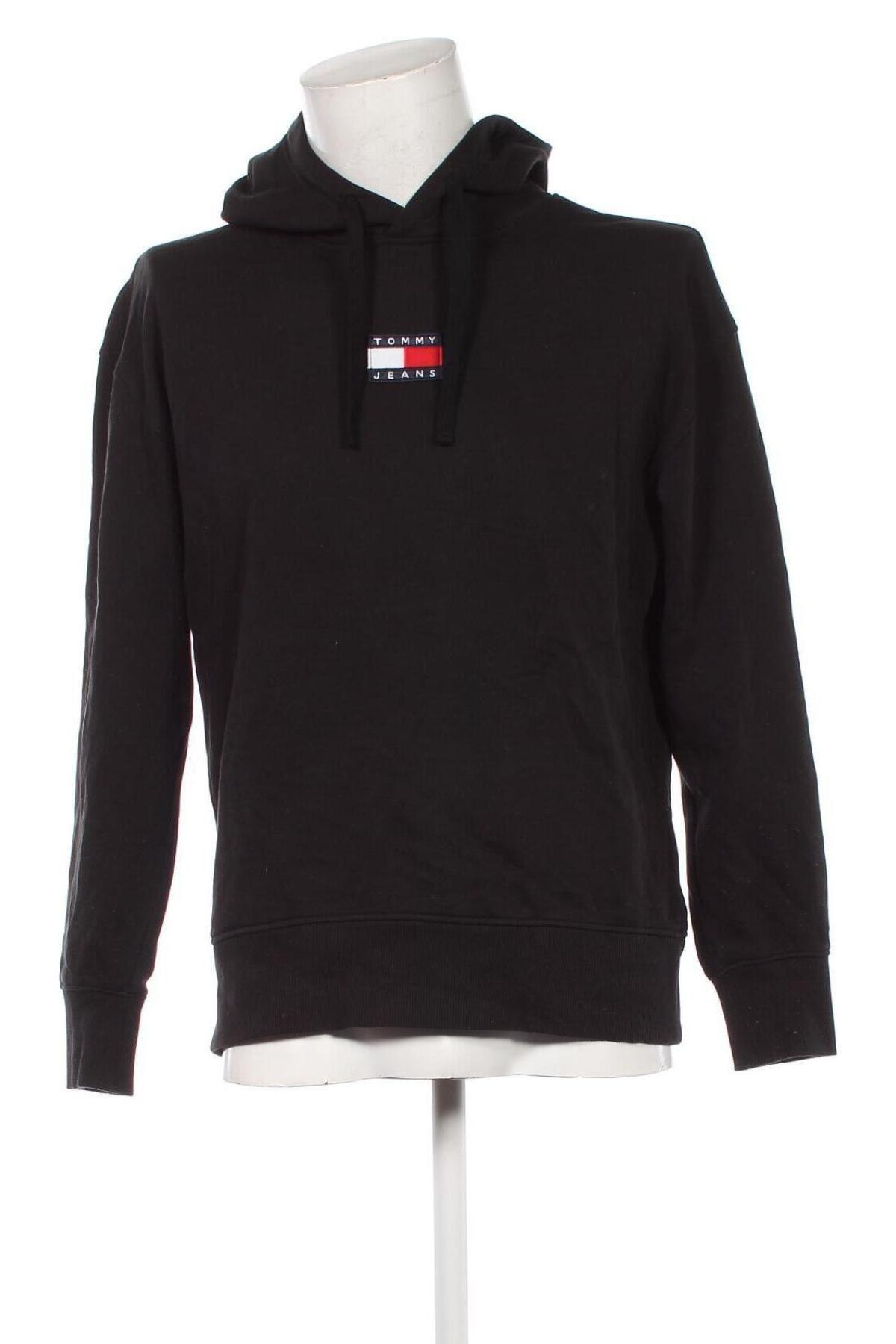 Herren Sweatshirt Tommy Jeans, Größe S, Farbe Schwarz, Preis 44,99 €