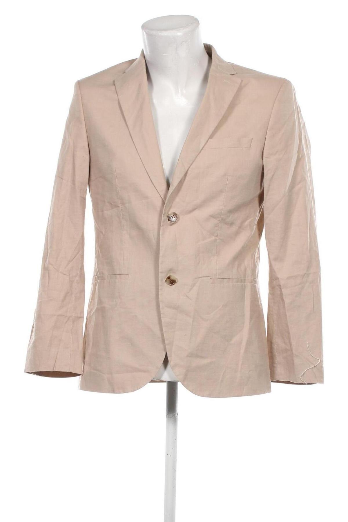 Herren Sakko H&M, Größe L, Farbe Beige, Preis 9,79 €