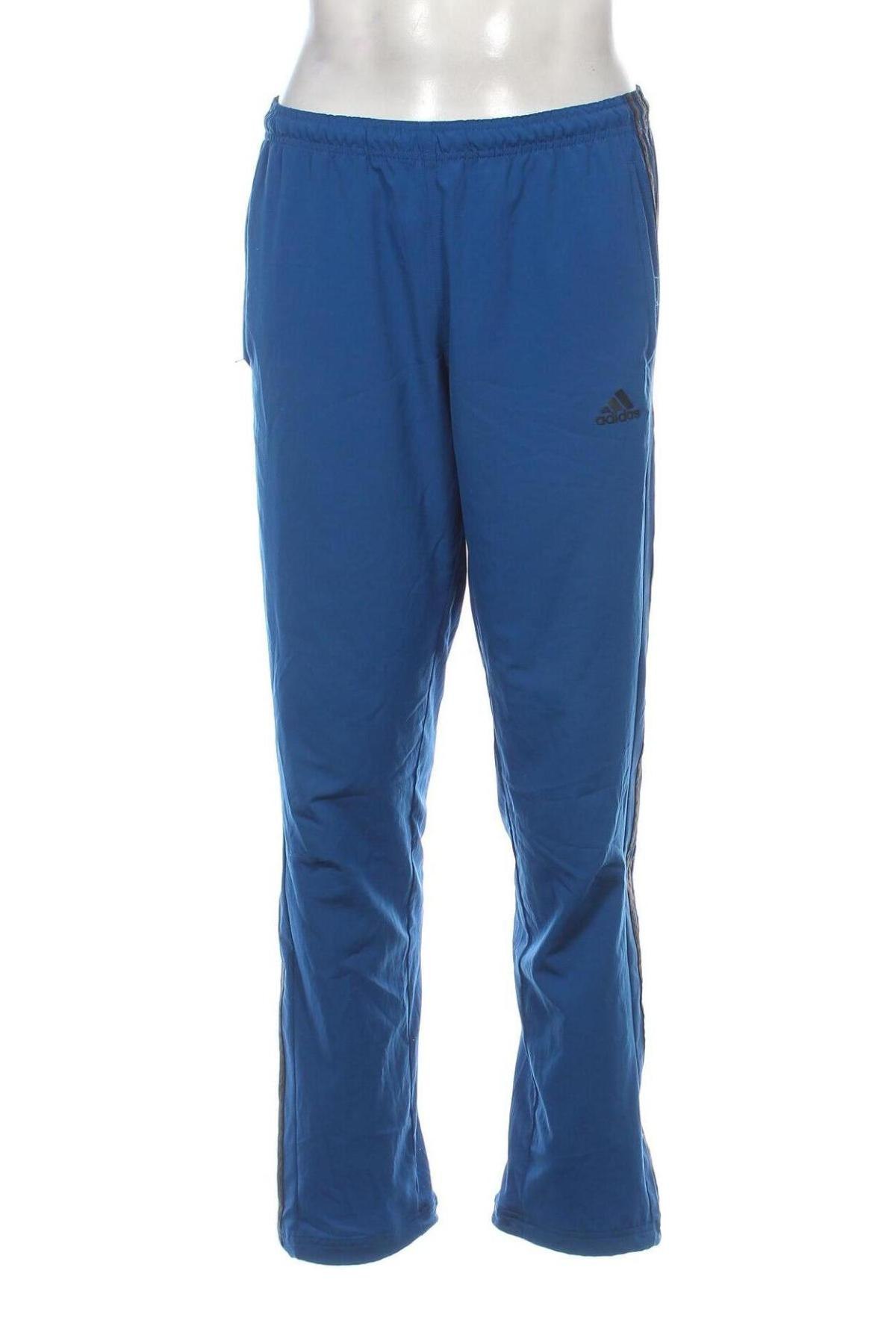 Herren Sporthose Adidas, Größe M, Farbe Blau, Preis 25,99 €