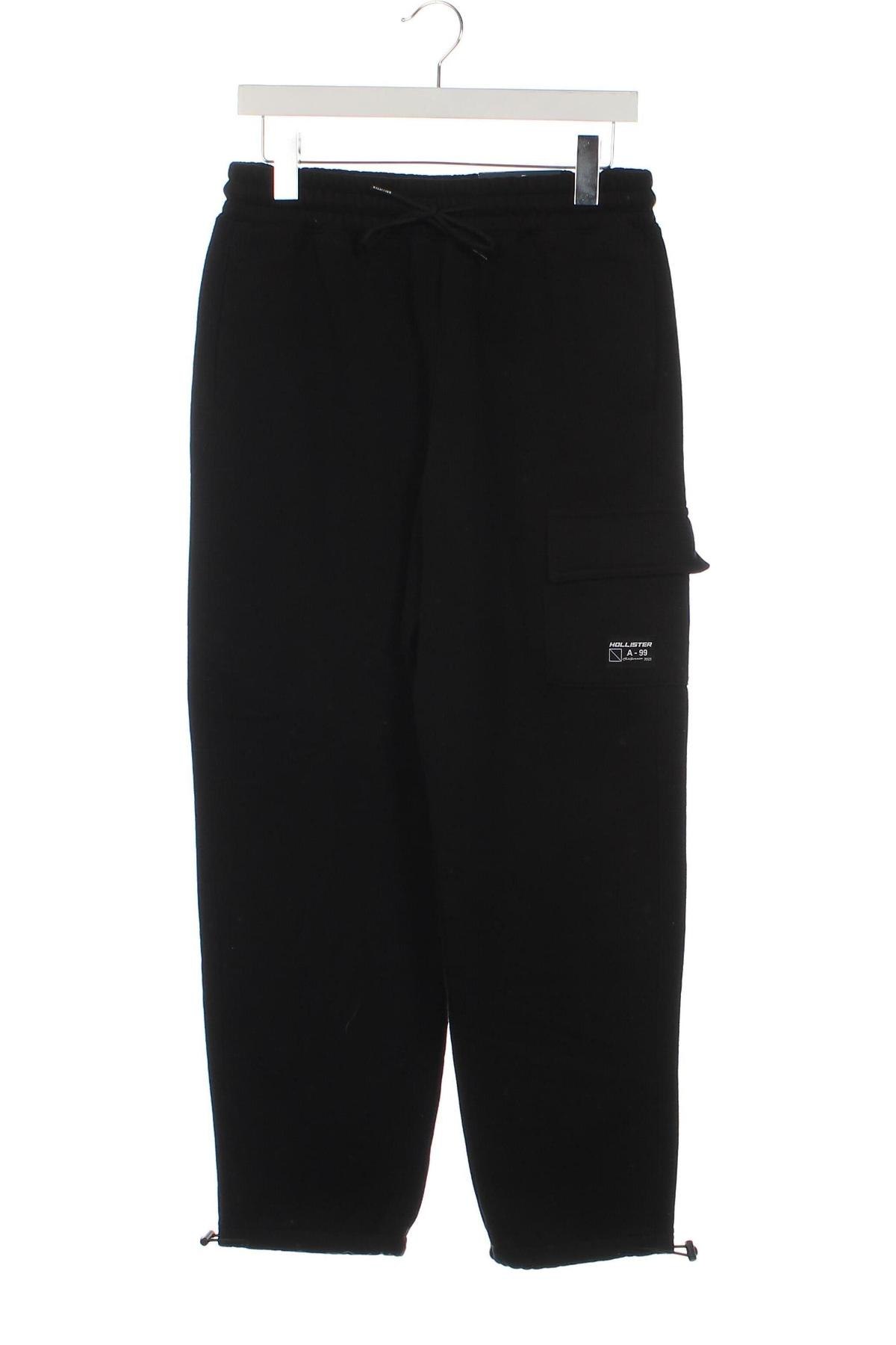 Pantaloni trening de bărbați Hollister, Mărime XS, Culoare Negru, Preț 102,99 Lei