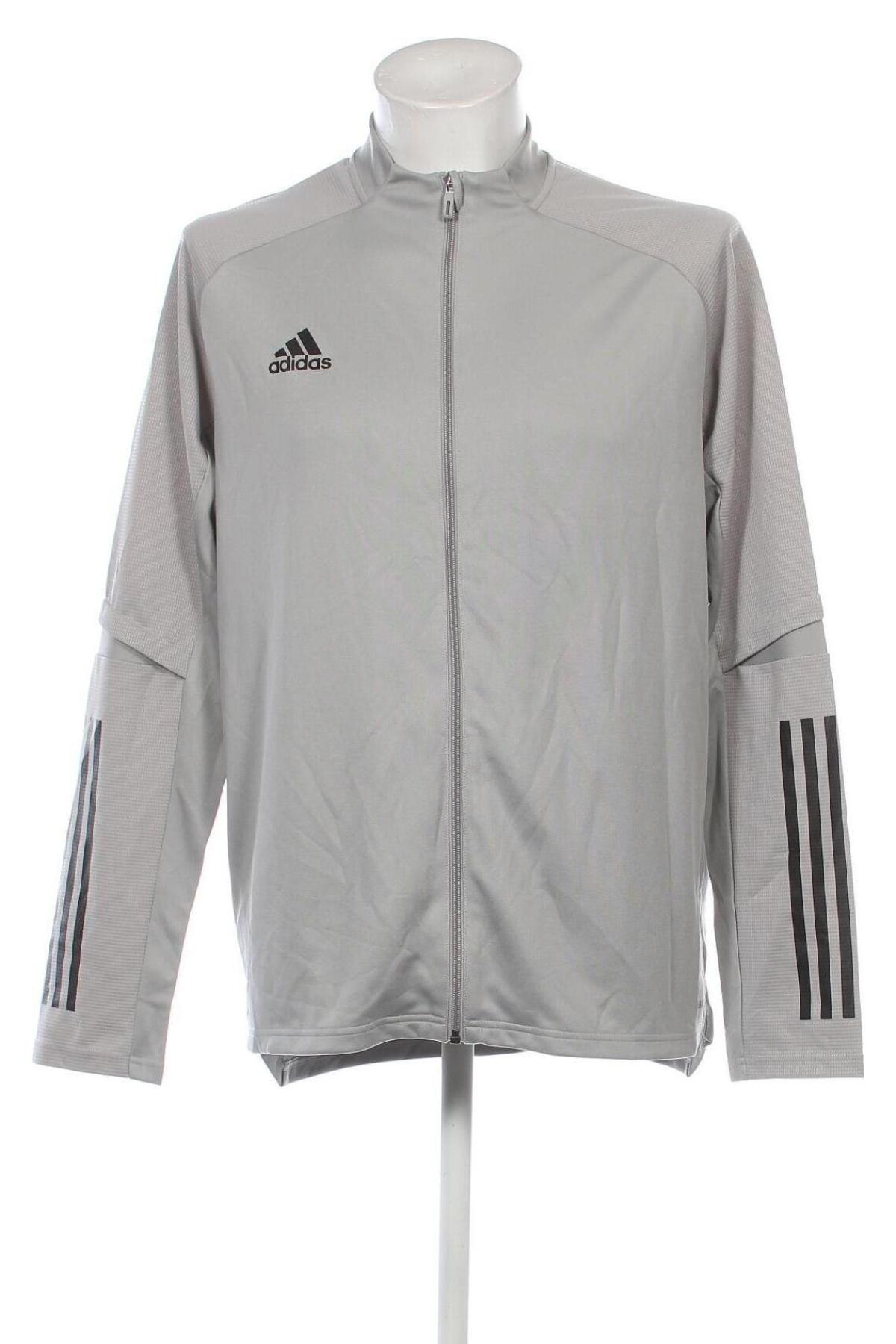 Bluză trening de bărbați Adidas, Mărime XL, Culoare Gri, Preț 102,99 Lei