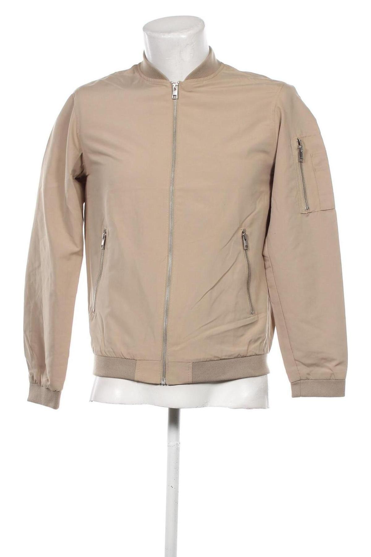 Herrenjacke Jack & Jones, Größe S, Farbe Beige, Preis € 15,99