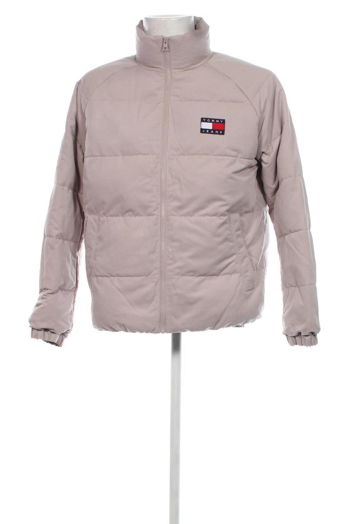 Herrenjacke Tommy Jeans, Größe M, Farbe Beige, Preis 121,49 €