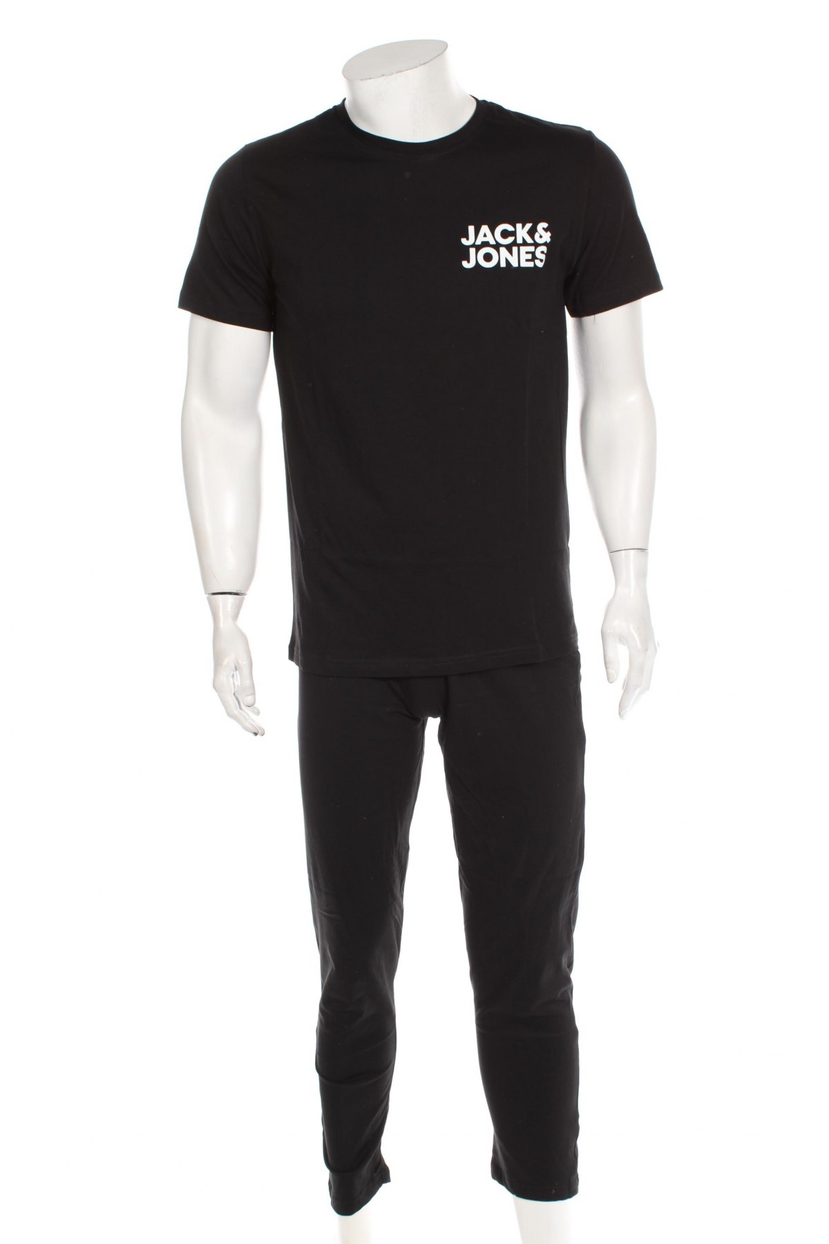 Пижама Jack & Jones, Размер M, Цвят Черен, Цена 38,79 лв.