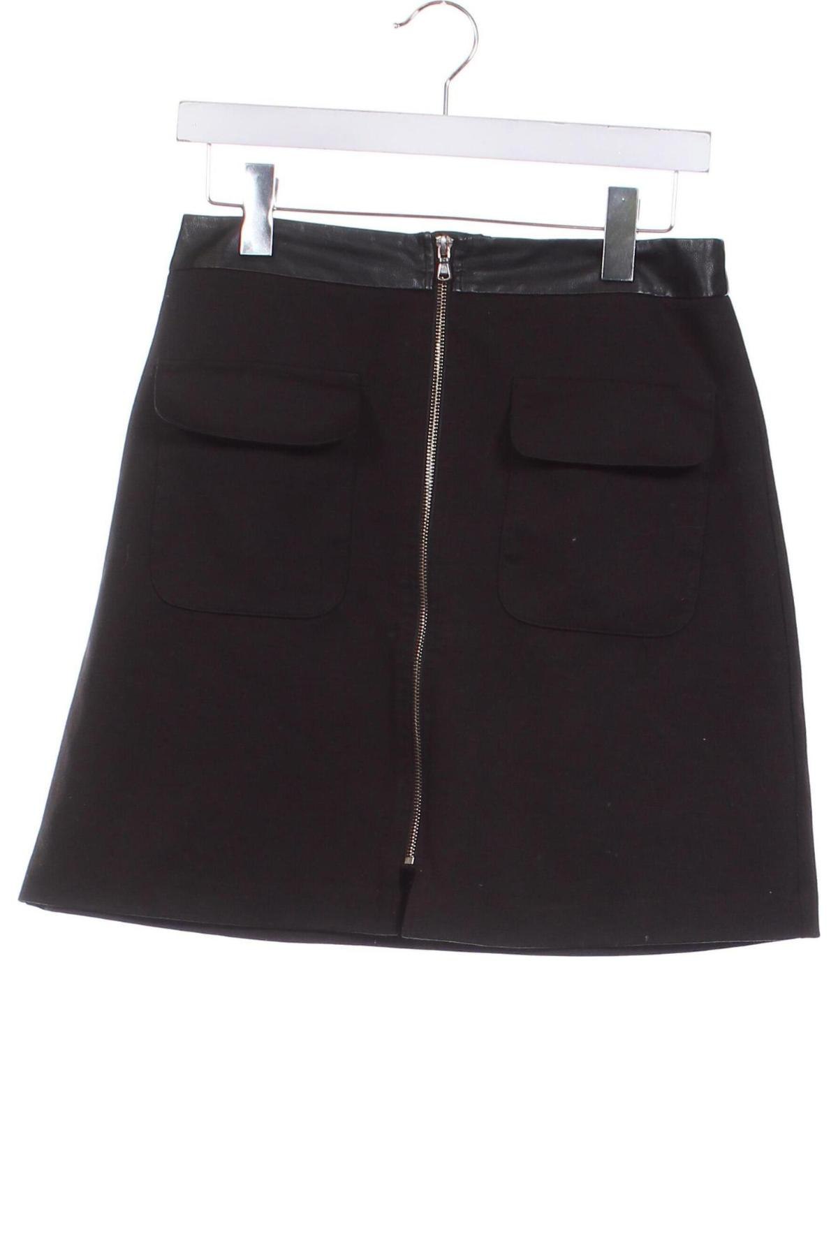 Fustă F&F, Mărime XS, Culoare Negru, Preț 26,99 Lei