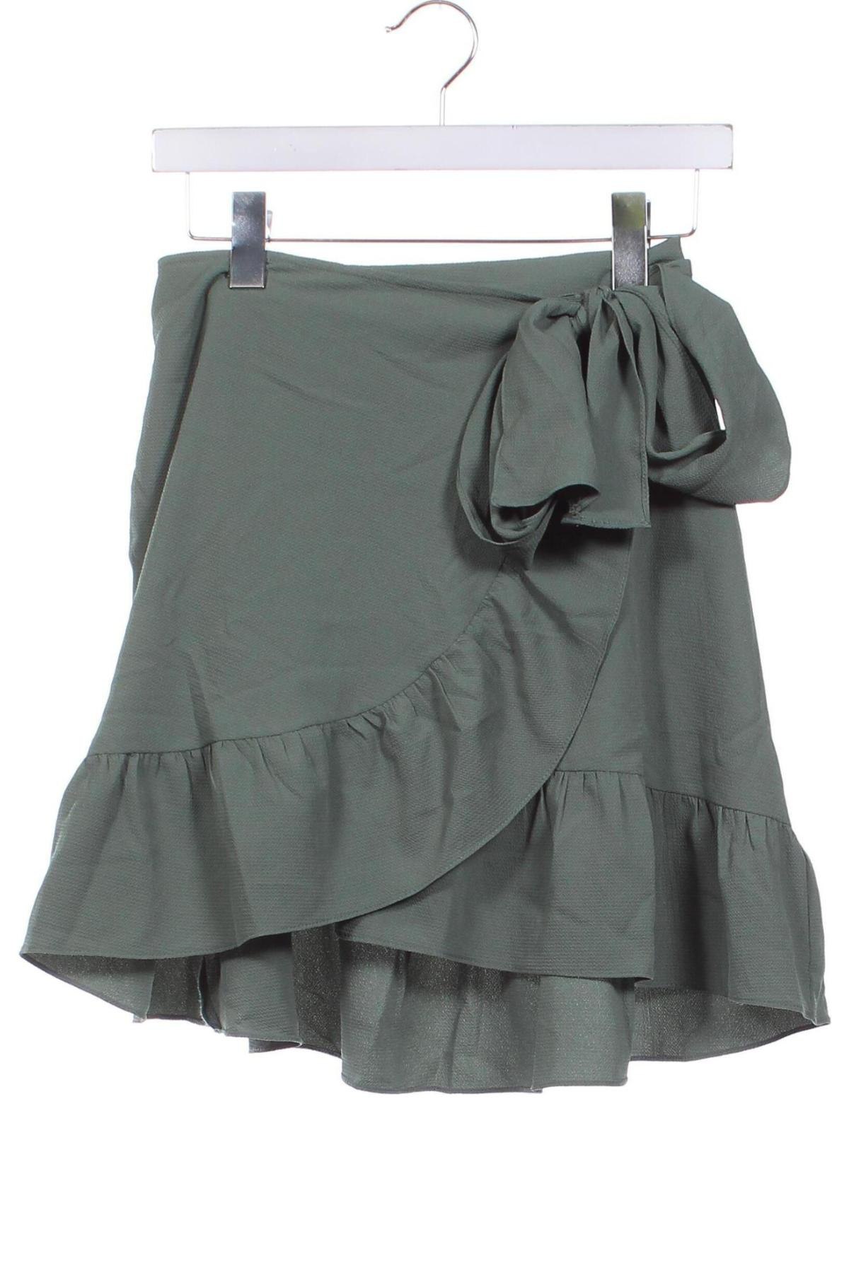 Fustă Vero Moda, Mărime XS, Culoare Verde, Preț 47,99 Lei