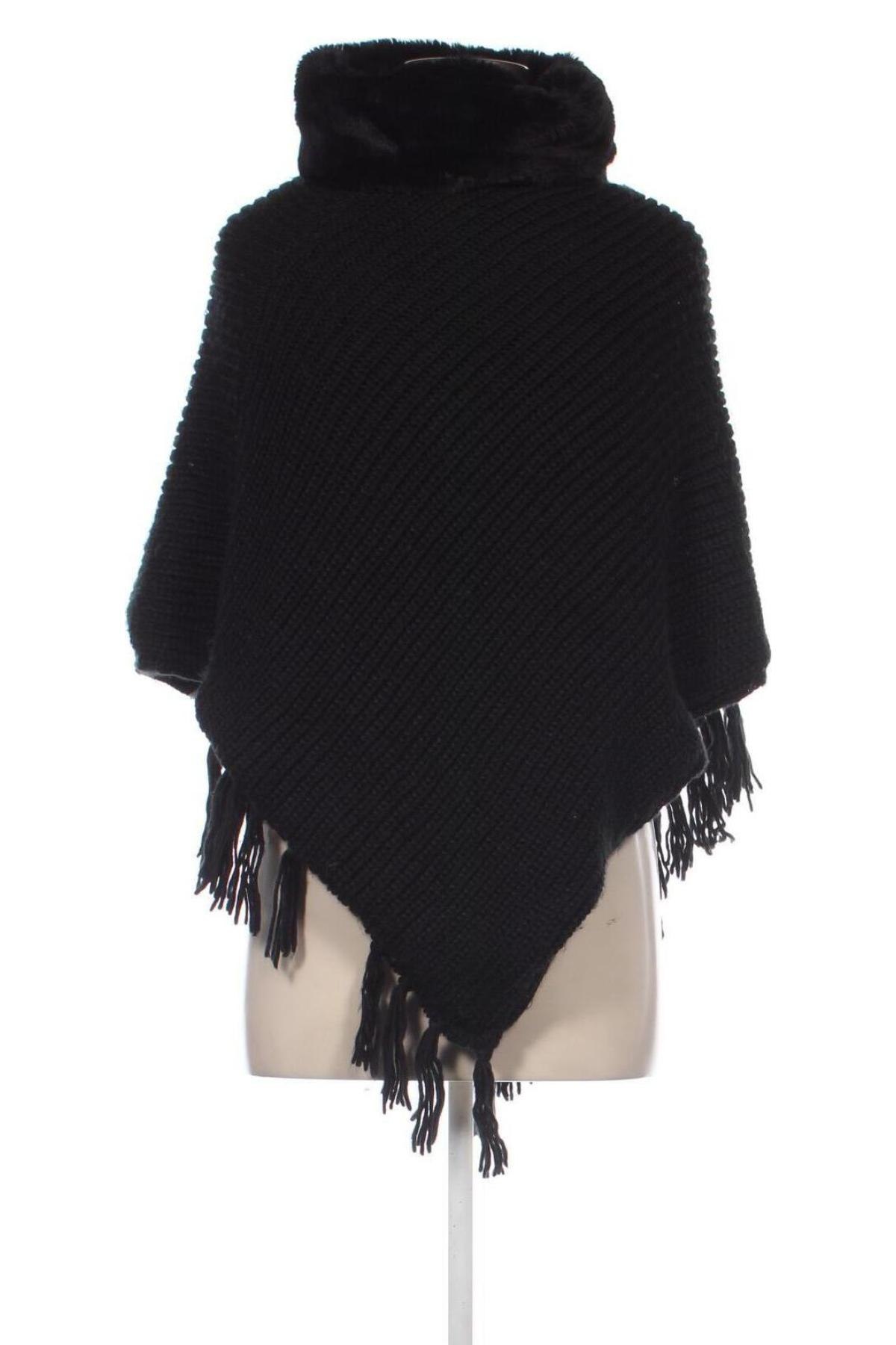 Poncho, Größe S, Farbe Schwarz, Preis 20,29 €