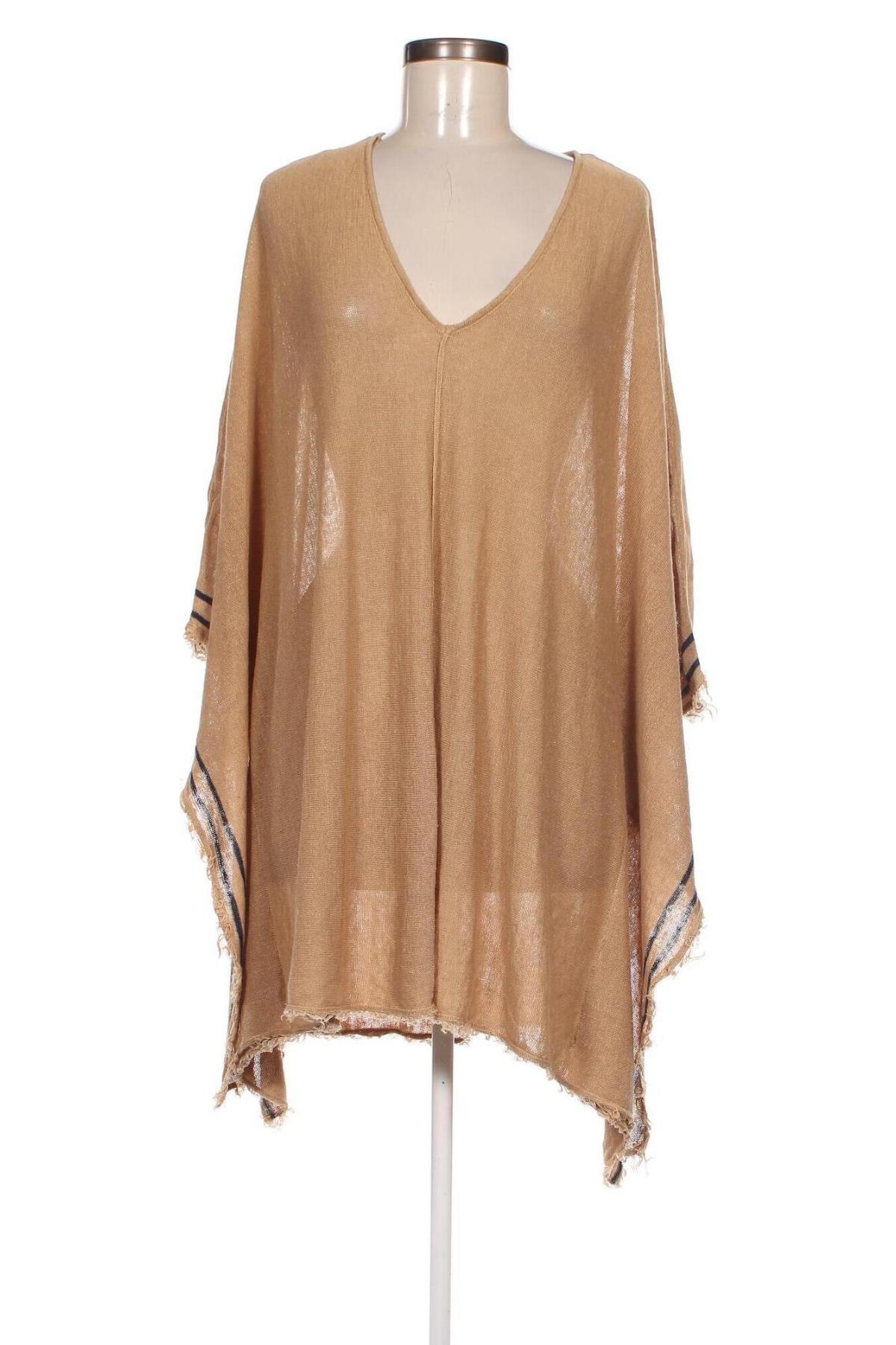 Poncho Zara, Größe M, Farbe Beige, Preis 49,25 €