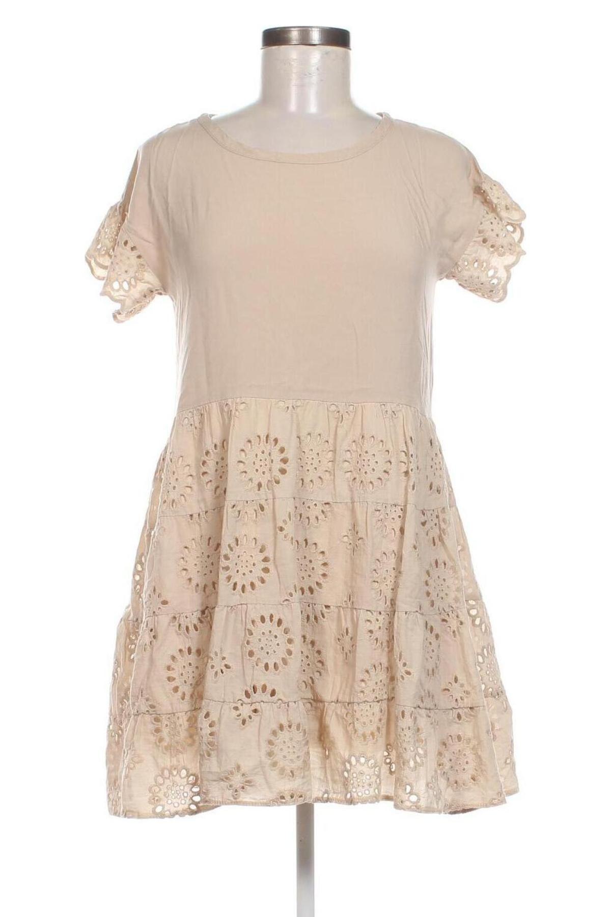 Kleid, Größe M, Farbe Beige, Preis 9,51 €