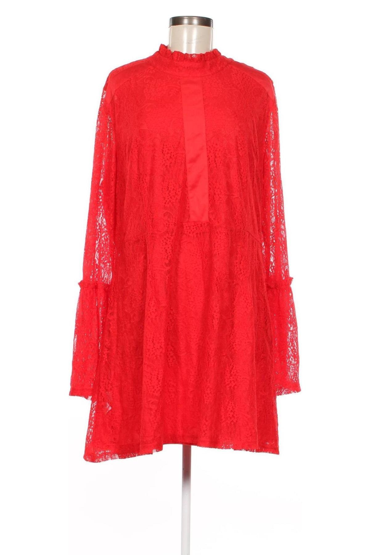 Kleid, Größe 3XL, Farbe Rot, Preis 29,49 €