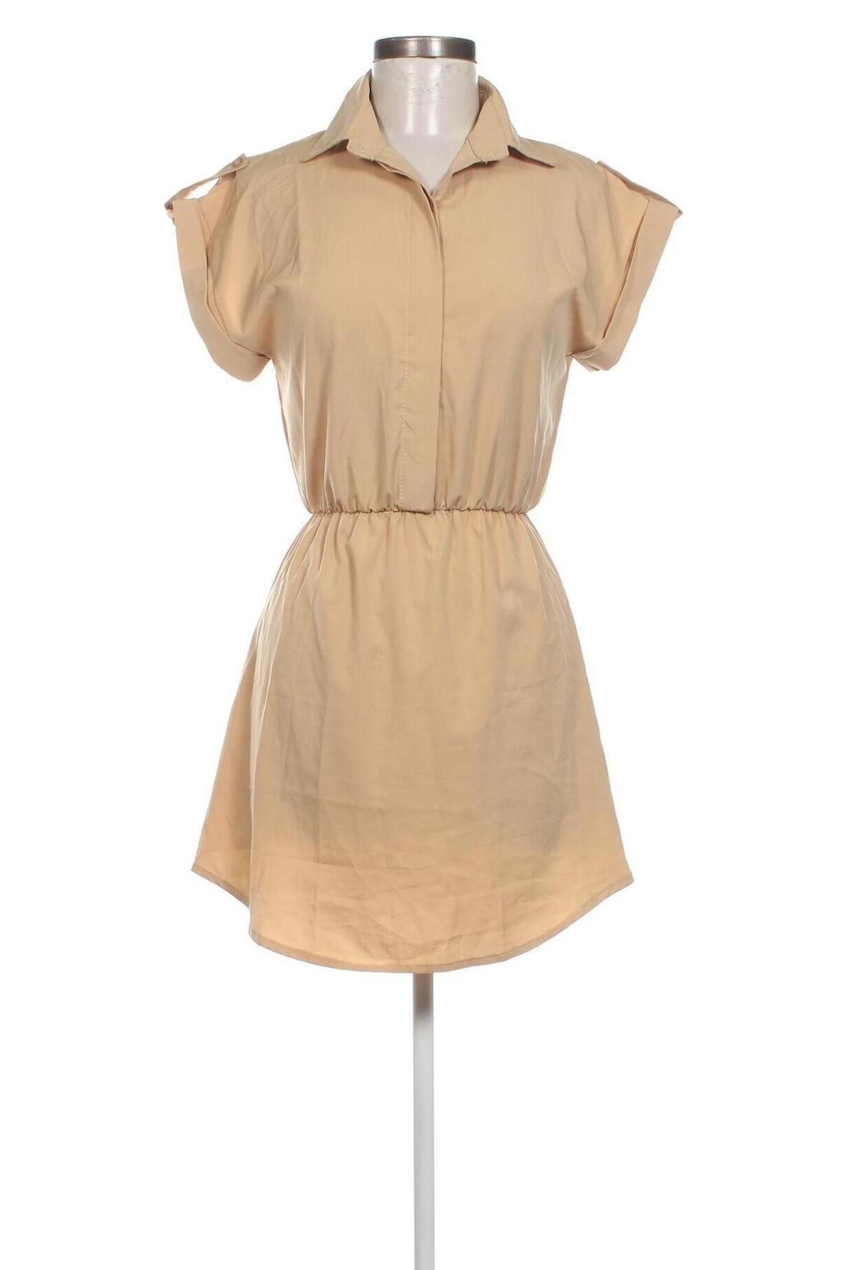 Kleid, Größe S, Farbe Beige, Preis 6,99 €