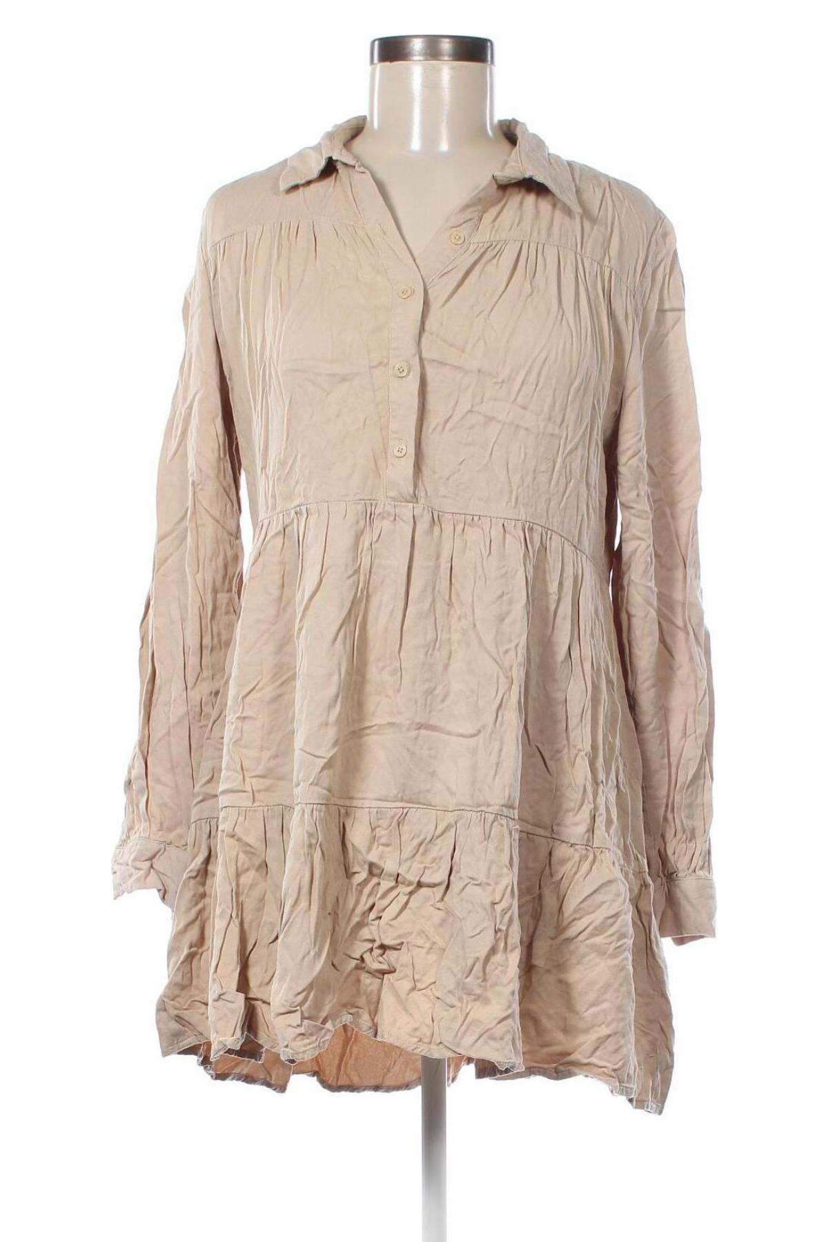 Kleid Amisu, Größe M, Farbe Beige, Preis 7,49 €