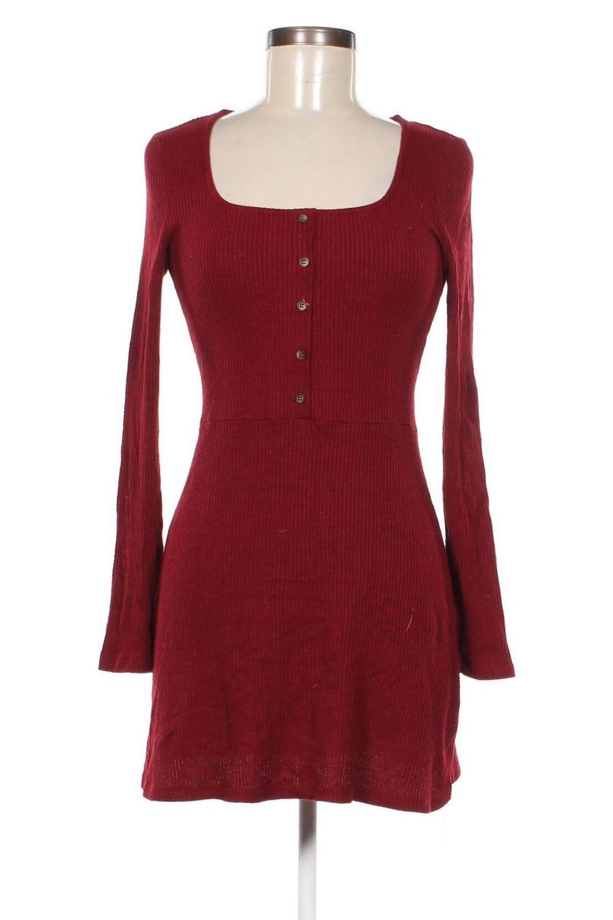 Kleid Bershka, Größe L, Farbe Rot, Preis 5,99 €