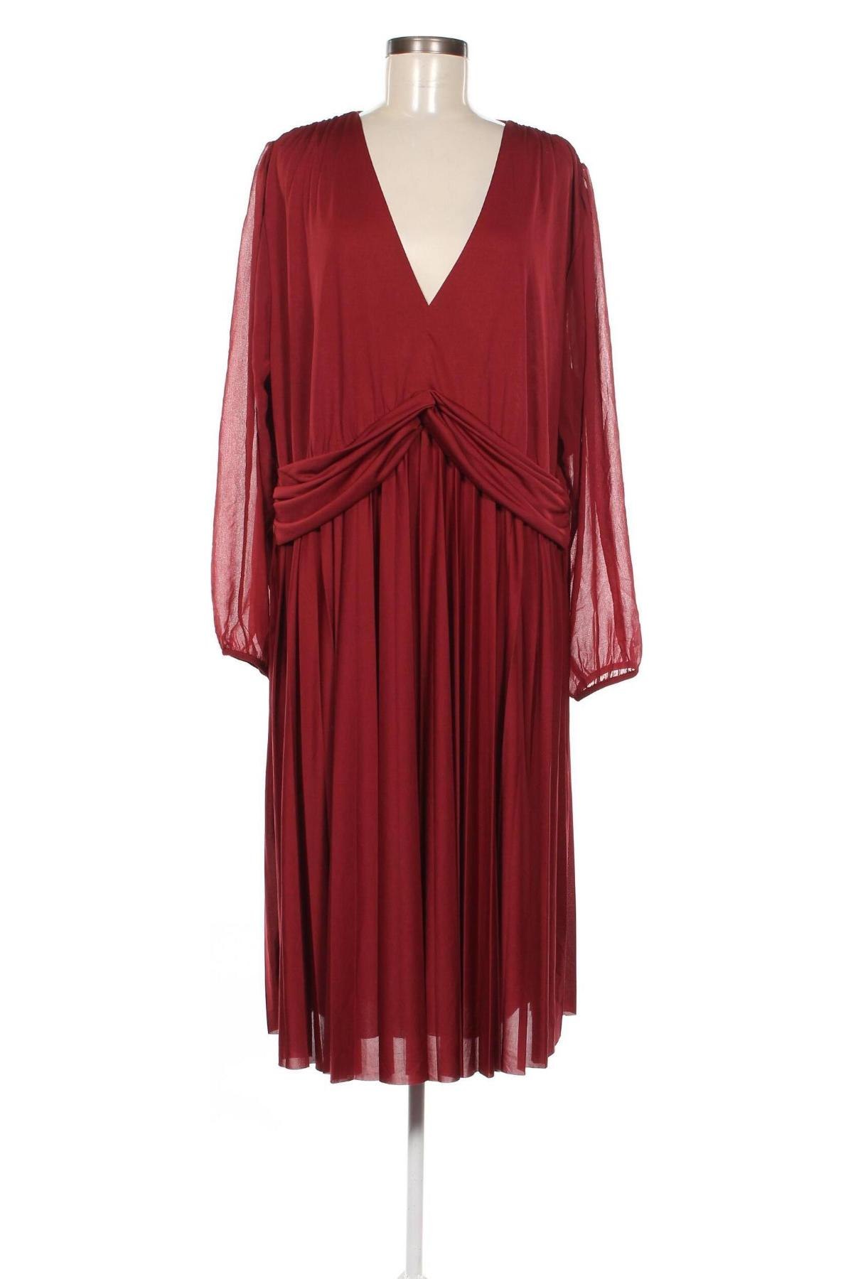 Kleid Guido Maria Kretschmer for About You, Größe 3XL, Farbe Rot, Preis € 43,49