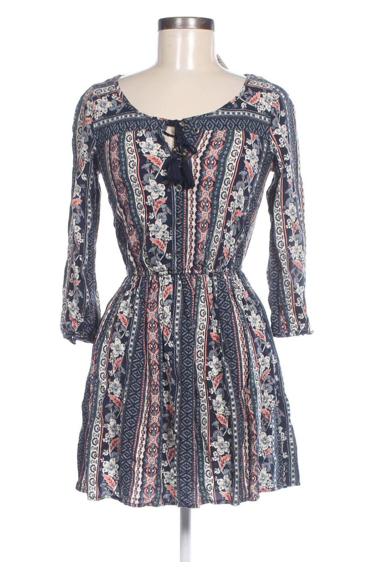 Kleid Hollister, Größe XS, Farbe Mehrfarbig, Preis 11,99 €