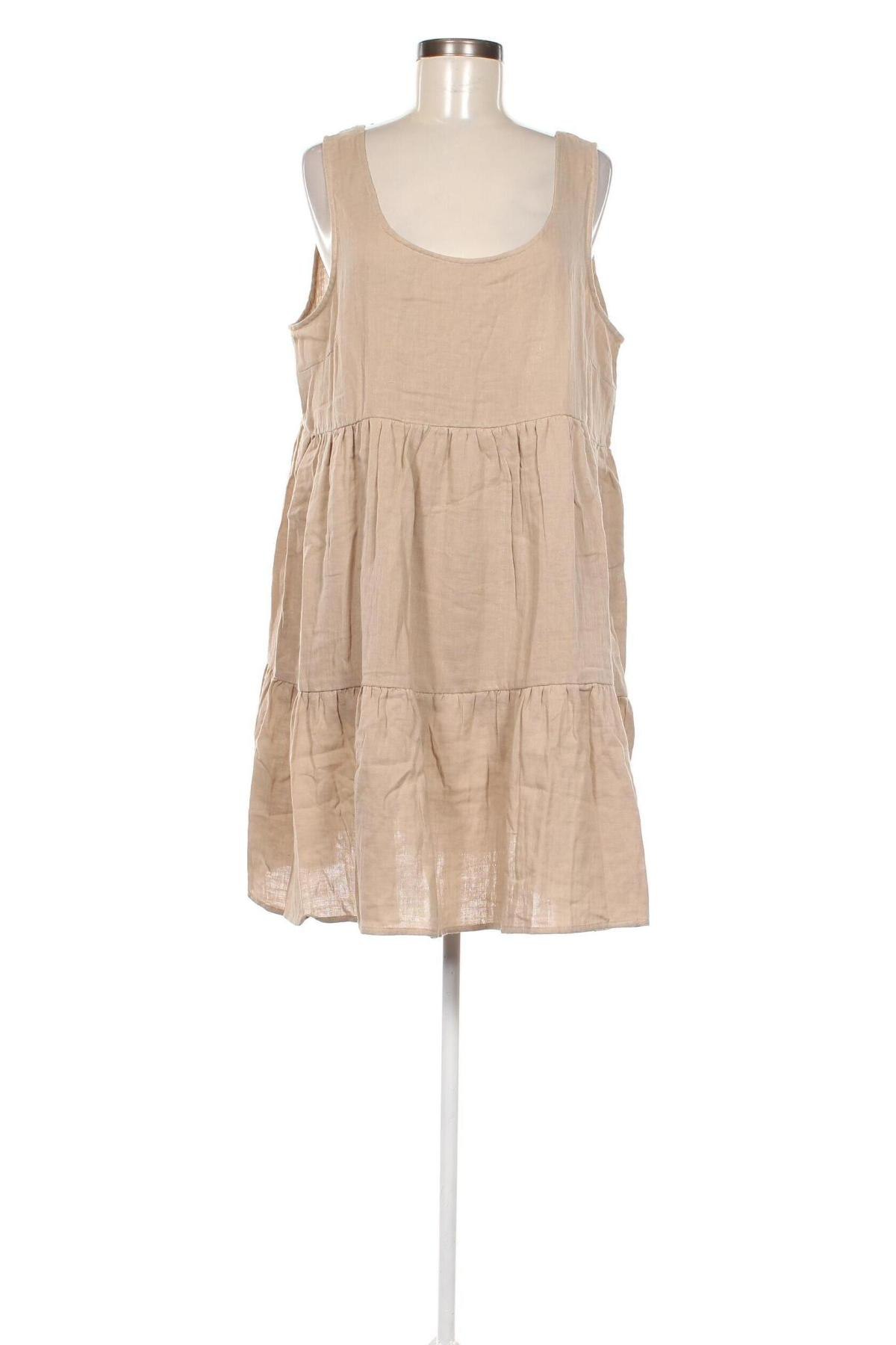 Kleid Ichi, Größe XL, Farbe Beige, Preis 21,49 €