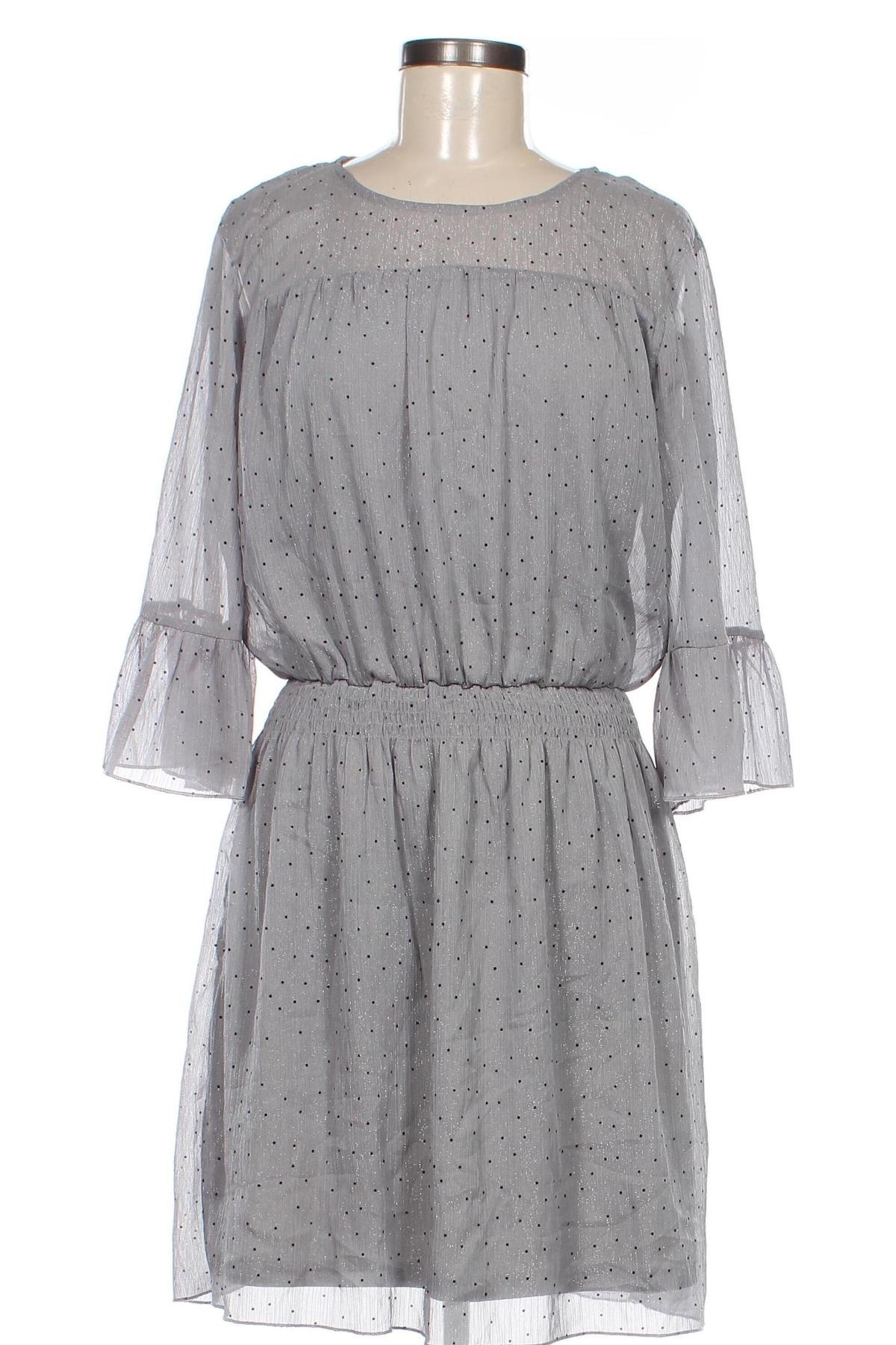 Kleid Ichi, Größe M, Farbe Grau, Preis 10,49 €