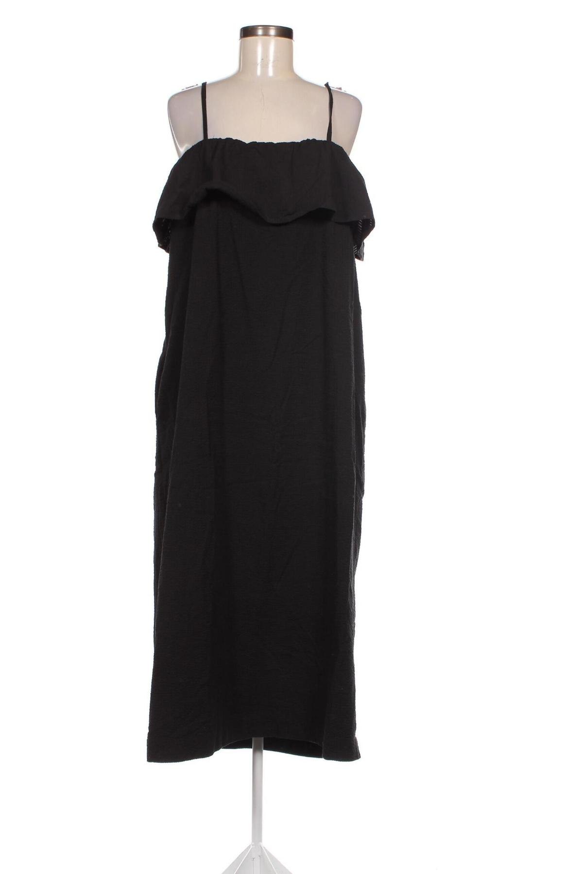 Rochie Knowledge Cotton Apparel, Mărime XL, Culoare Negru, Preț 393,99 Lei