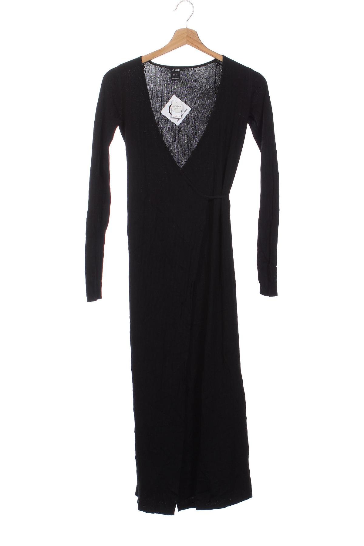 Kleid Lindex, Größe XS, Farbe Schwarz, Preis 11,99 €